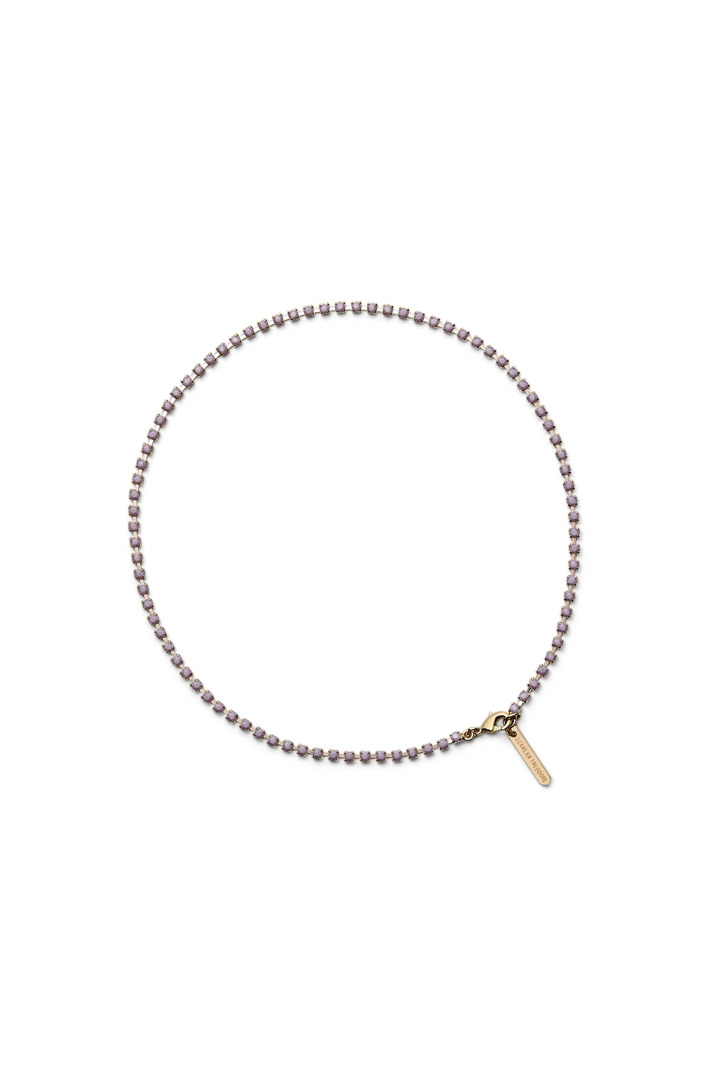 ITALIAN OPAL STRASS FINE CHOKER