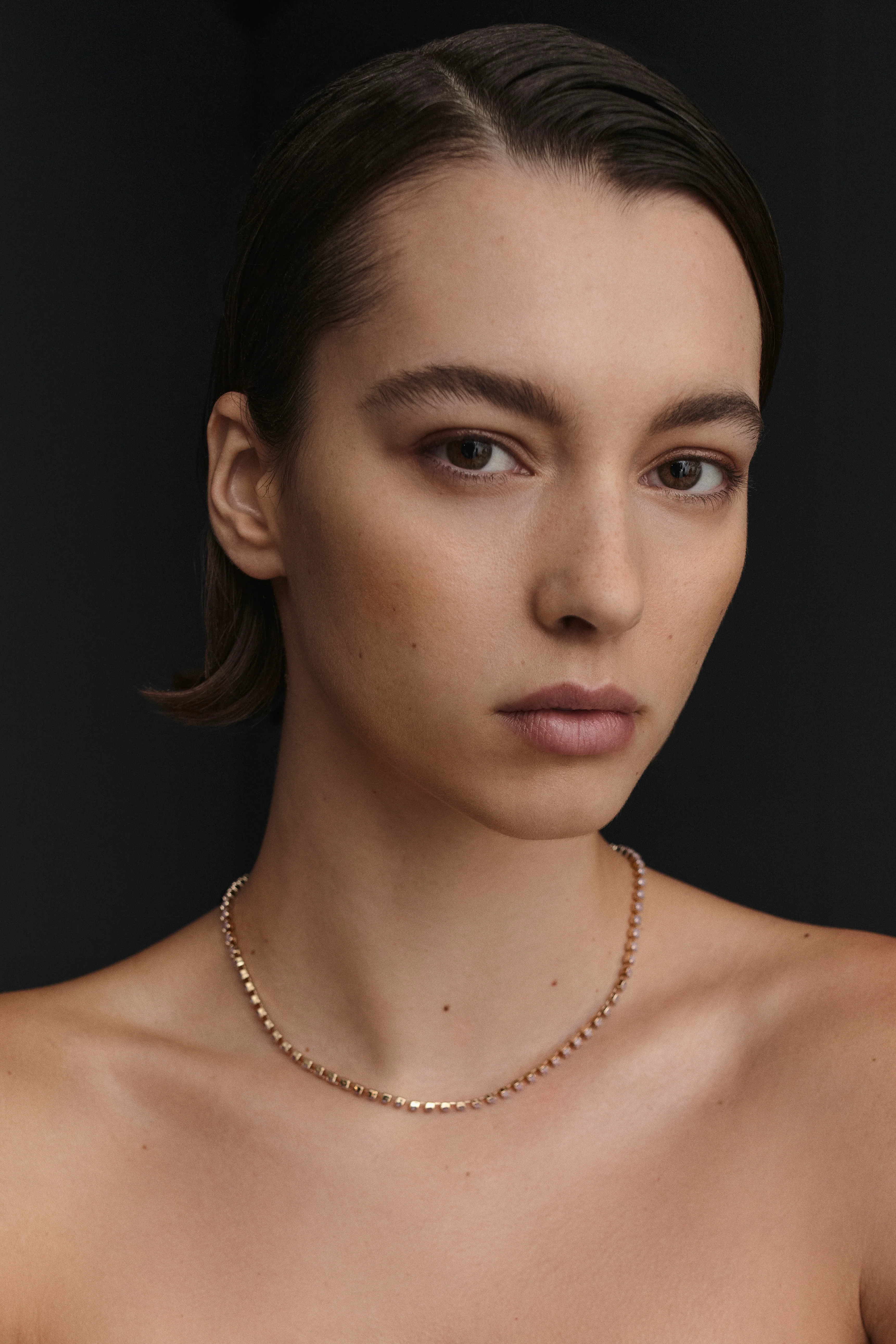 ITALIAN OPAL STRASS FINE CHOKER - Image 3