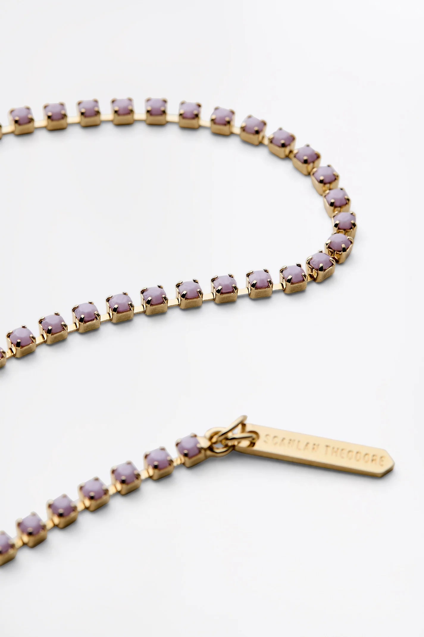ITALIAN OPAL STRASS FINE CHOKER - Image 4