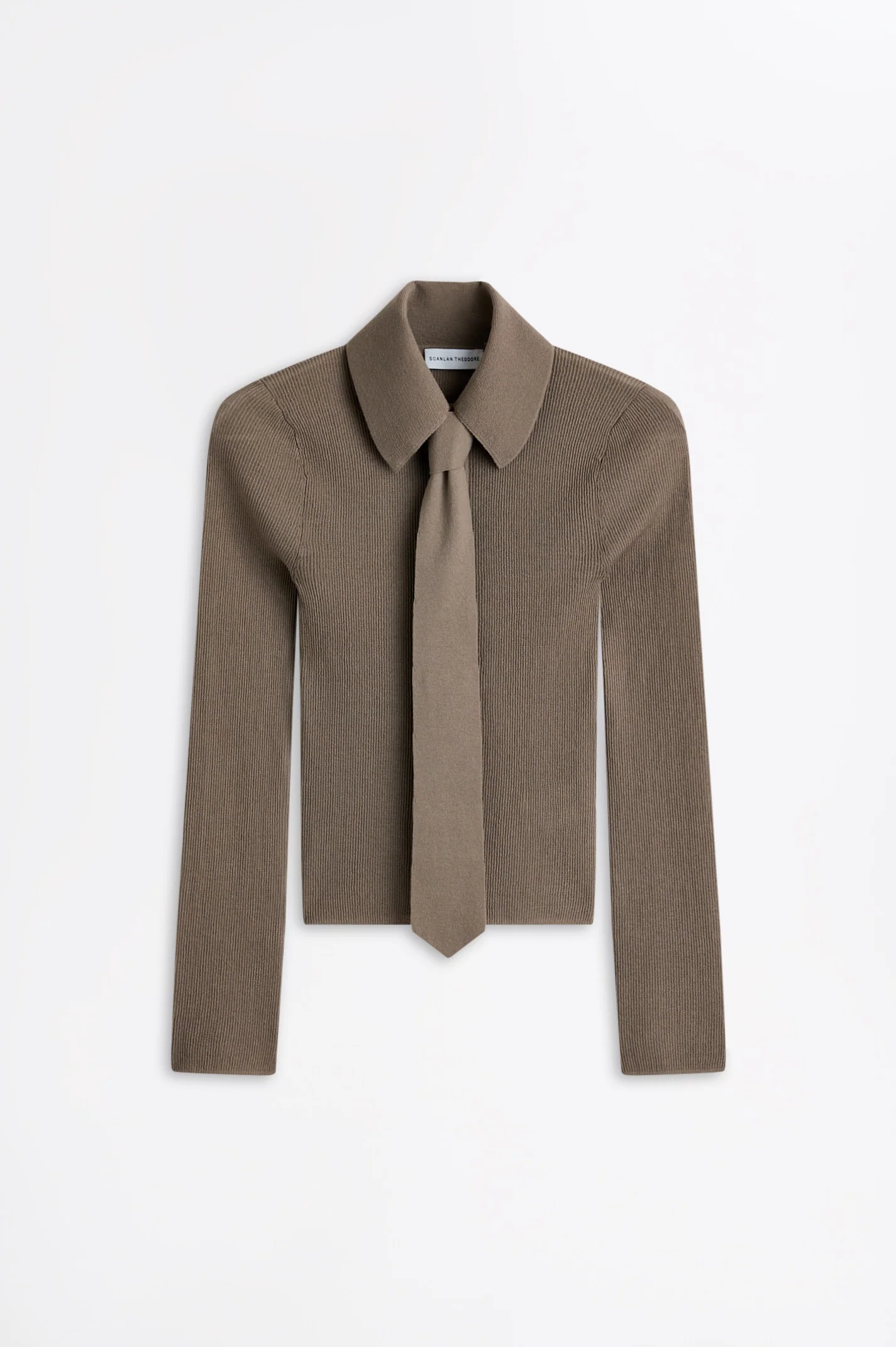 KNIT TIE SHIRT - Image 2