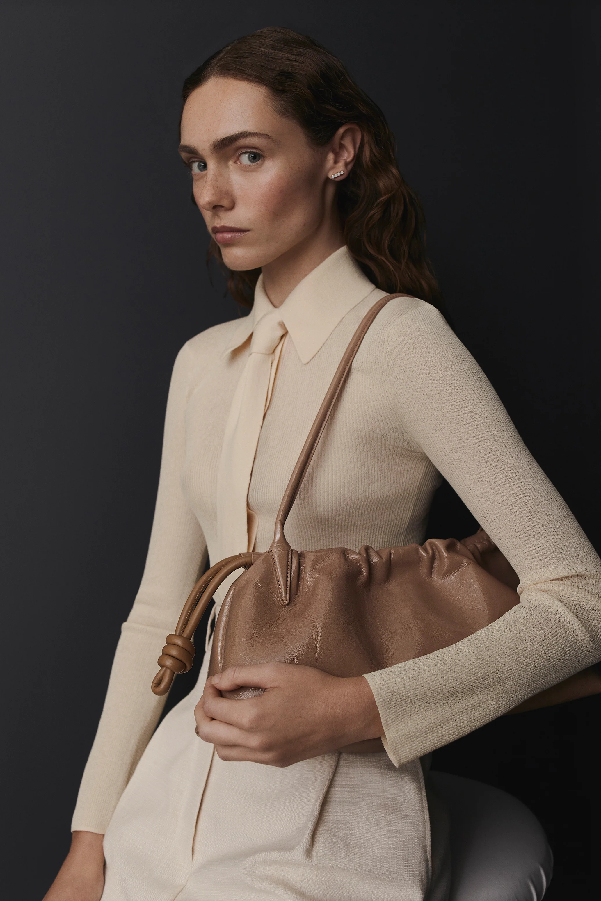KNIT TIE SHIRT - Image 3