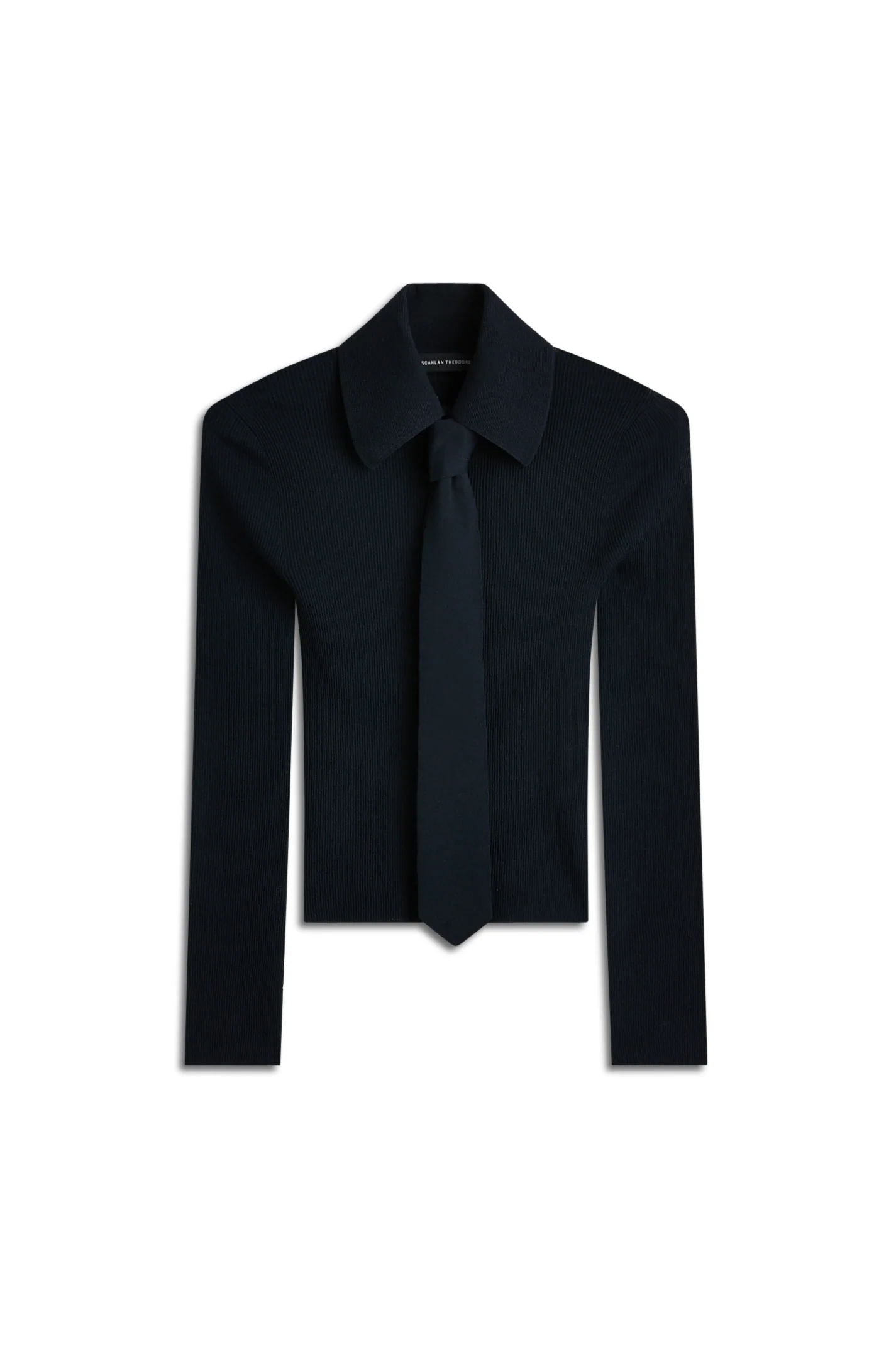 KNIT TIE SHIRT