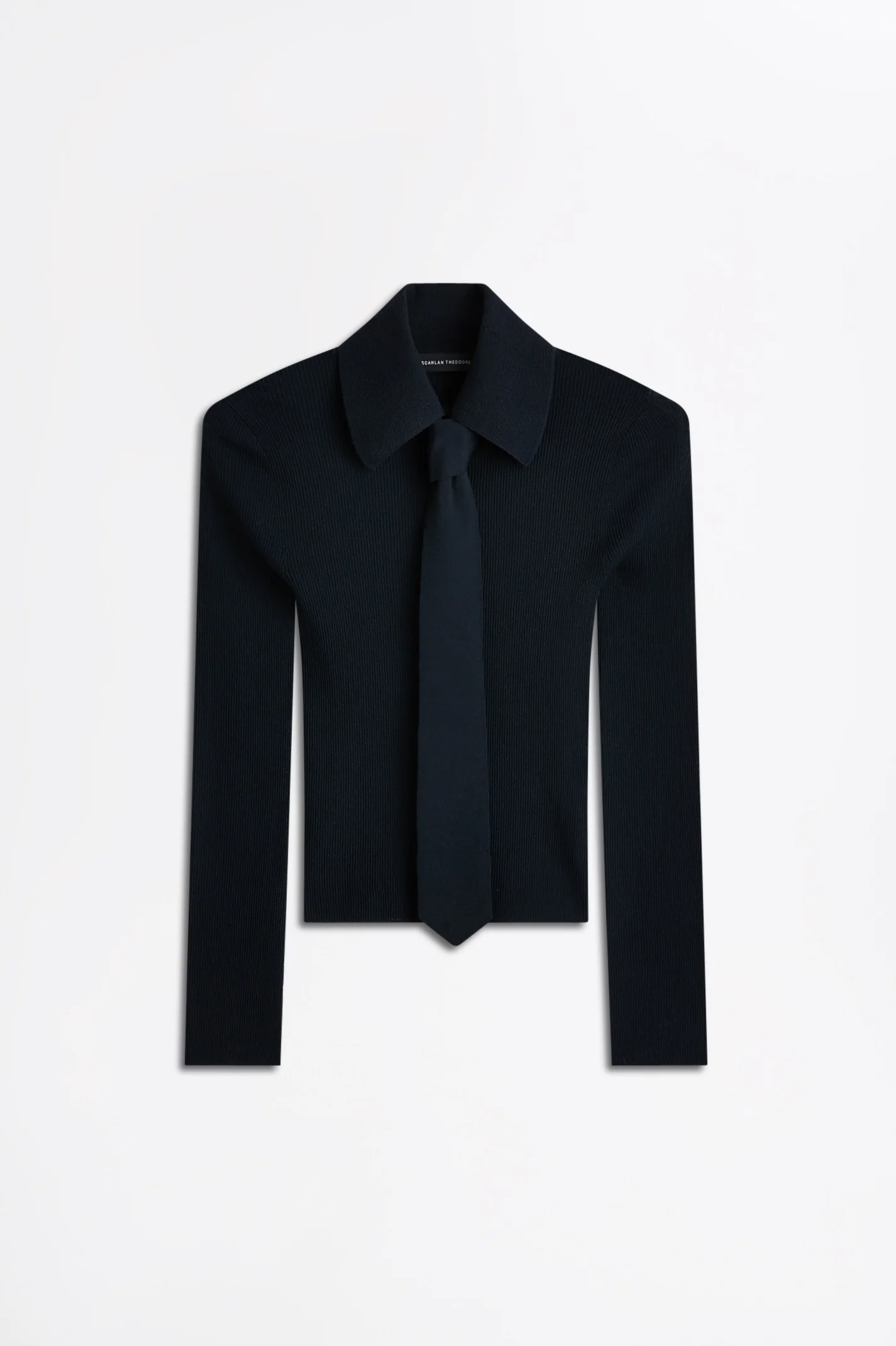 KNIT TIE SHIRT - Image 2