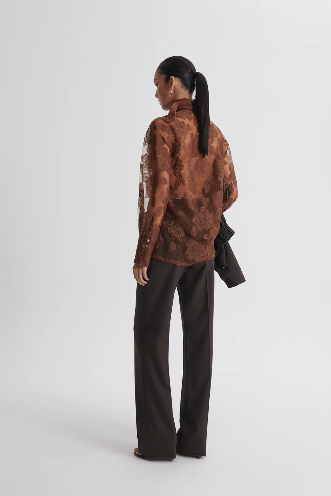 LACE CRAVAT SHIRT - Image 6