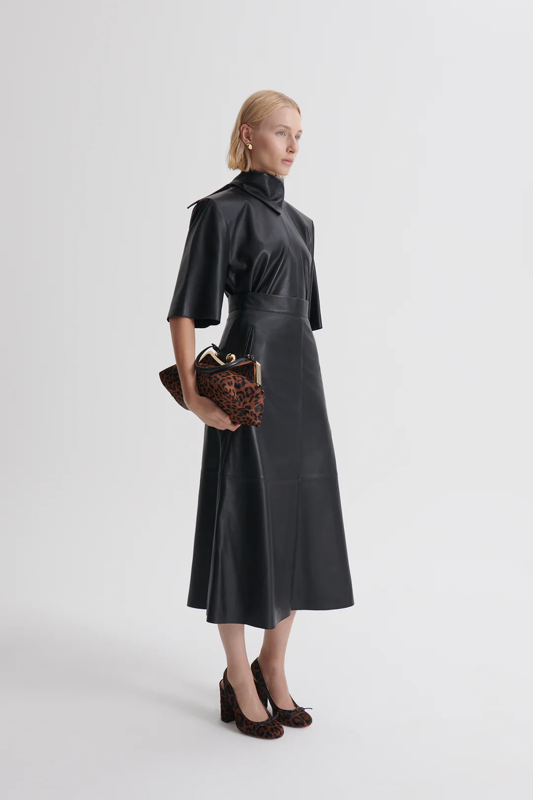 LEATHER CRAVAT TOP - Image 6
