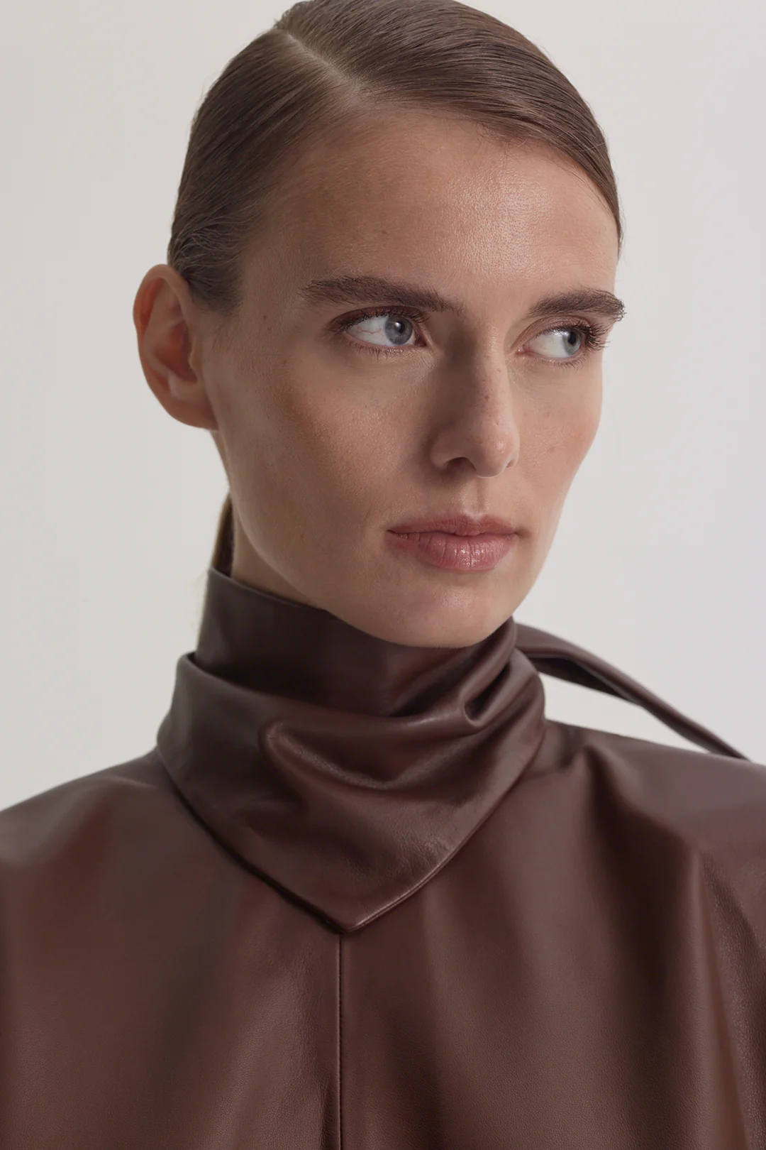 LEATHER CRAVAT TOP - Image 8