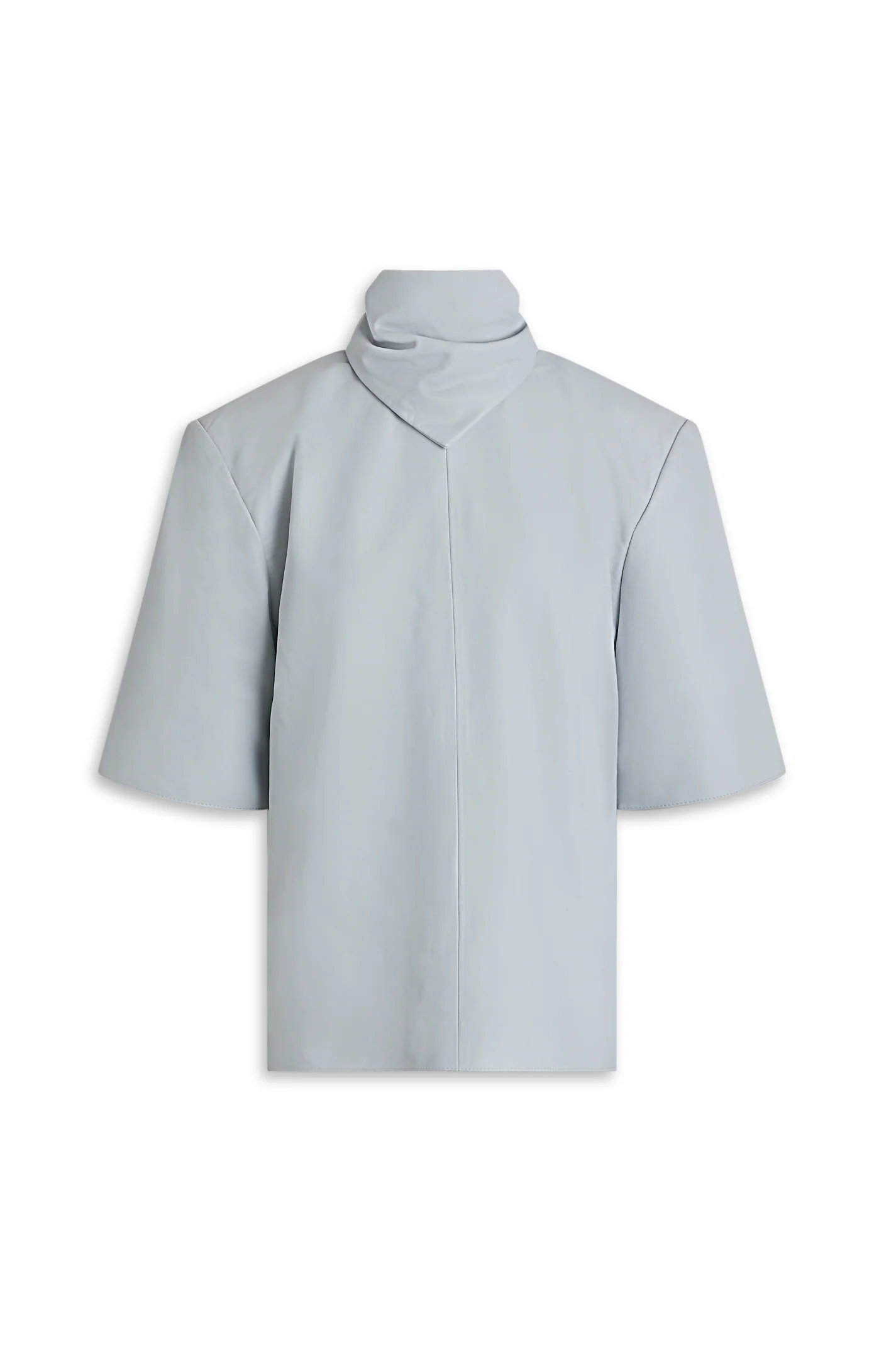 LEATHER CRAVAT TOP