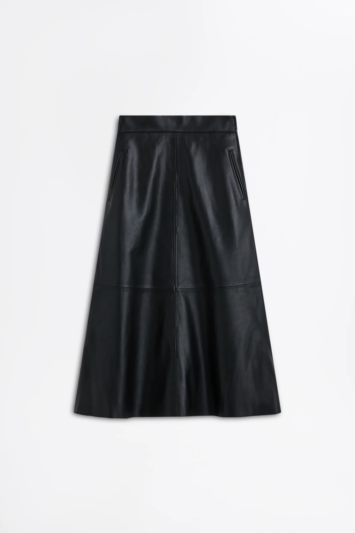 LEATHER LONG SKIRT - Image 2