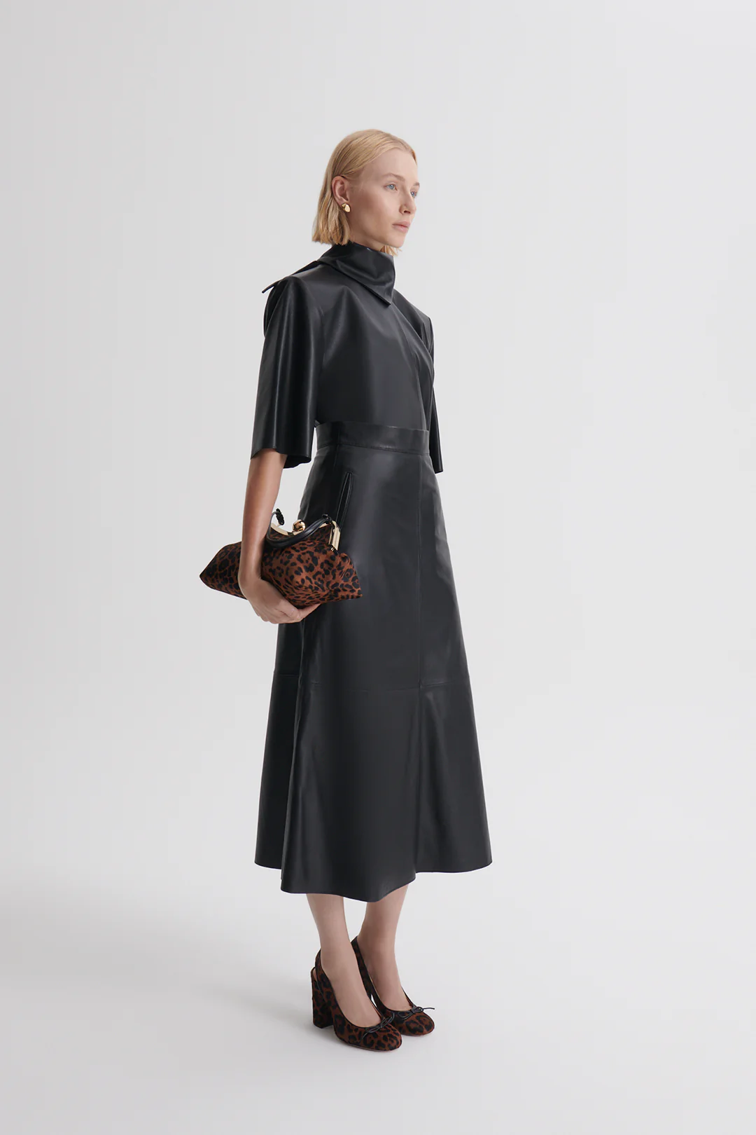 LEATHER LONG SKIRT - Image 5