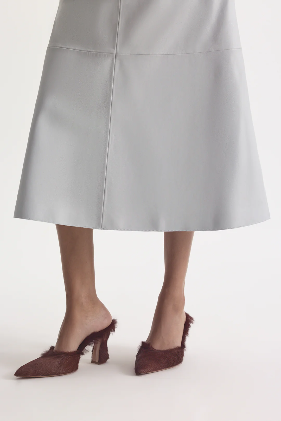 LEATHER LONG SKIRT - Image 8