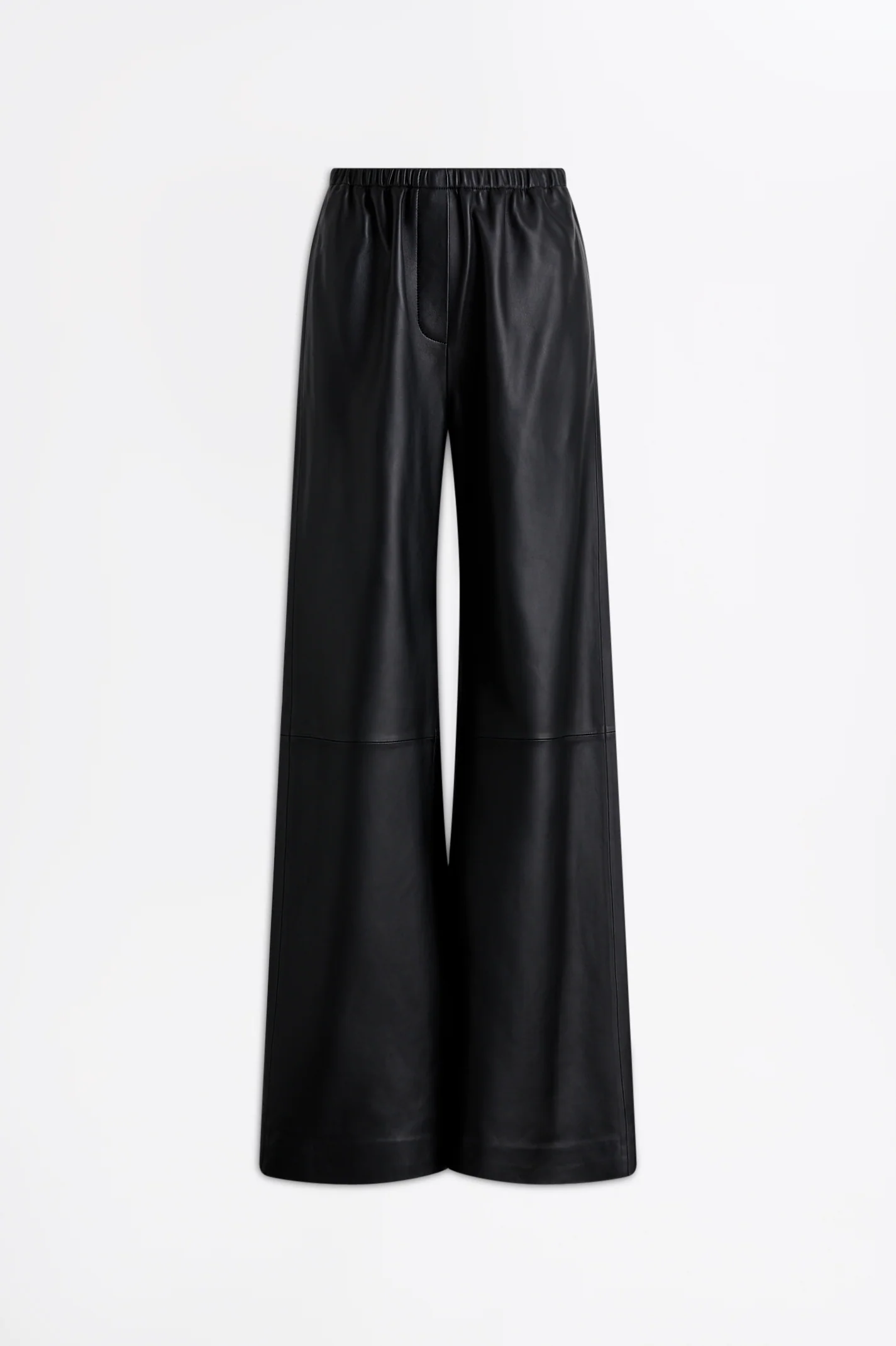 LEATHER SOFT WAIST TROUSER - Image 2