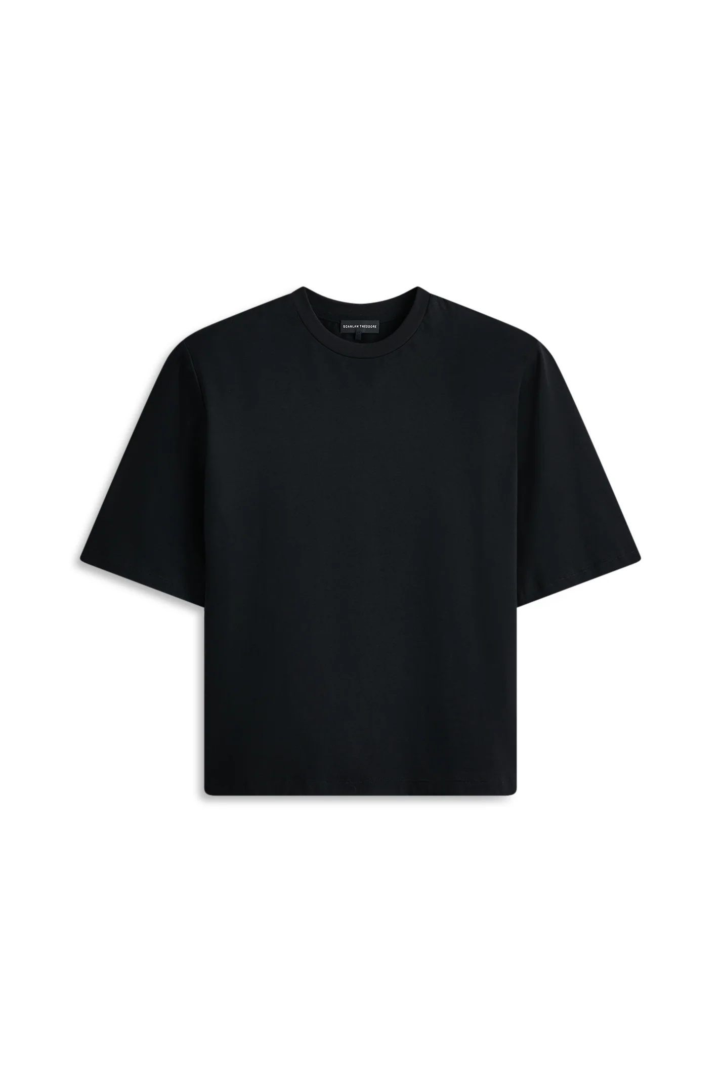 MERCERISED OVERSIZE SHOULDER PAD TEE