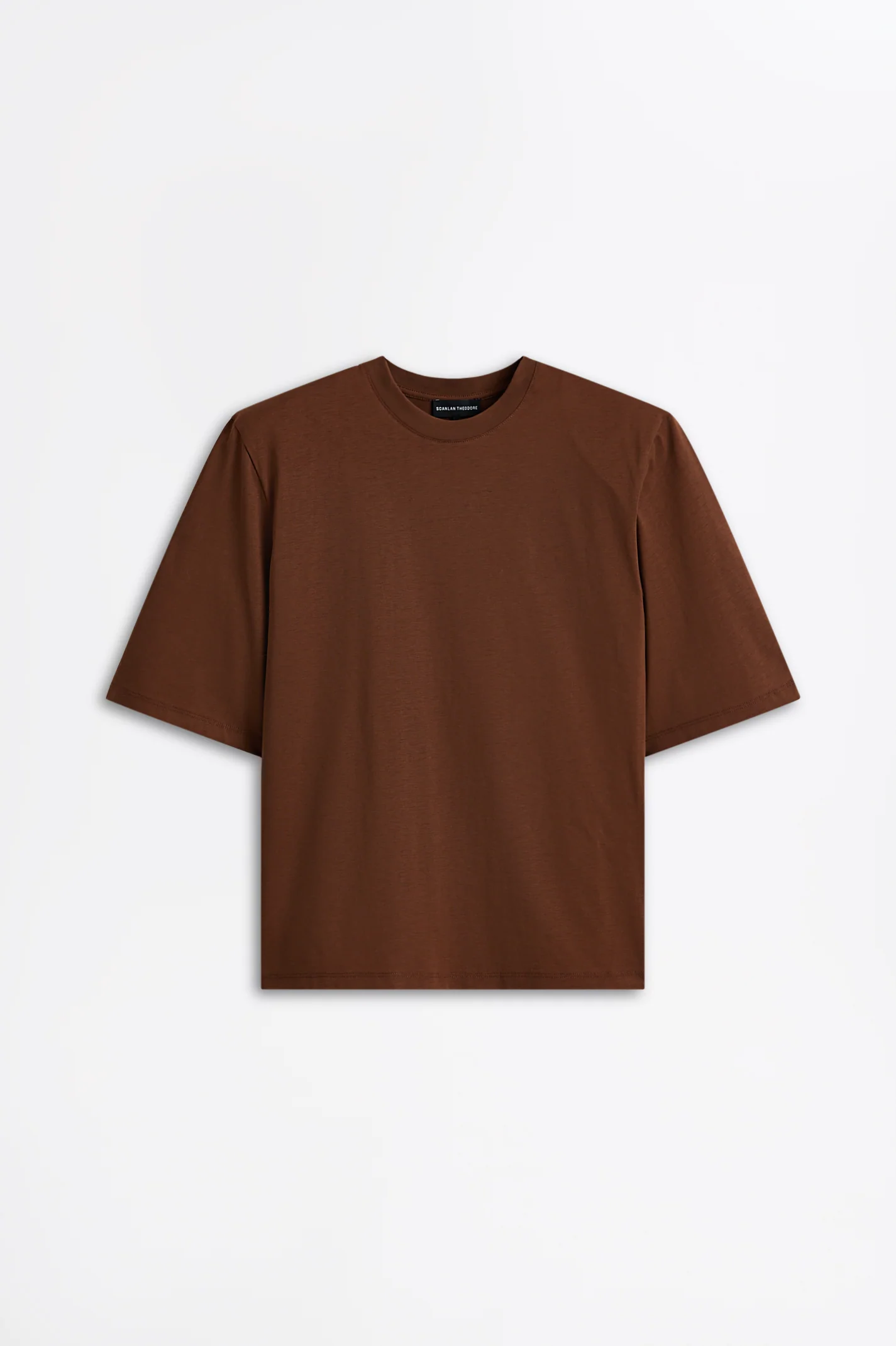 MERCERISED OVERSIZE SHOULDER PAD TEE - Image 2