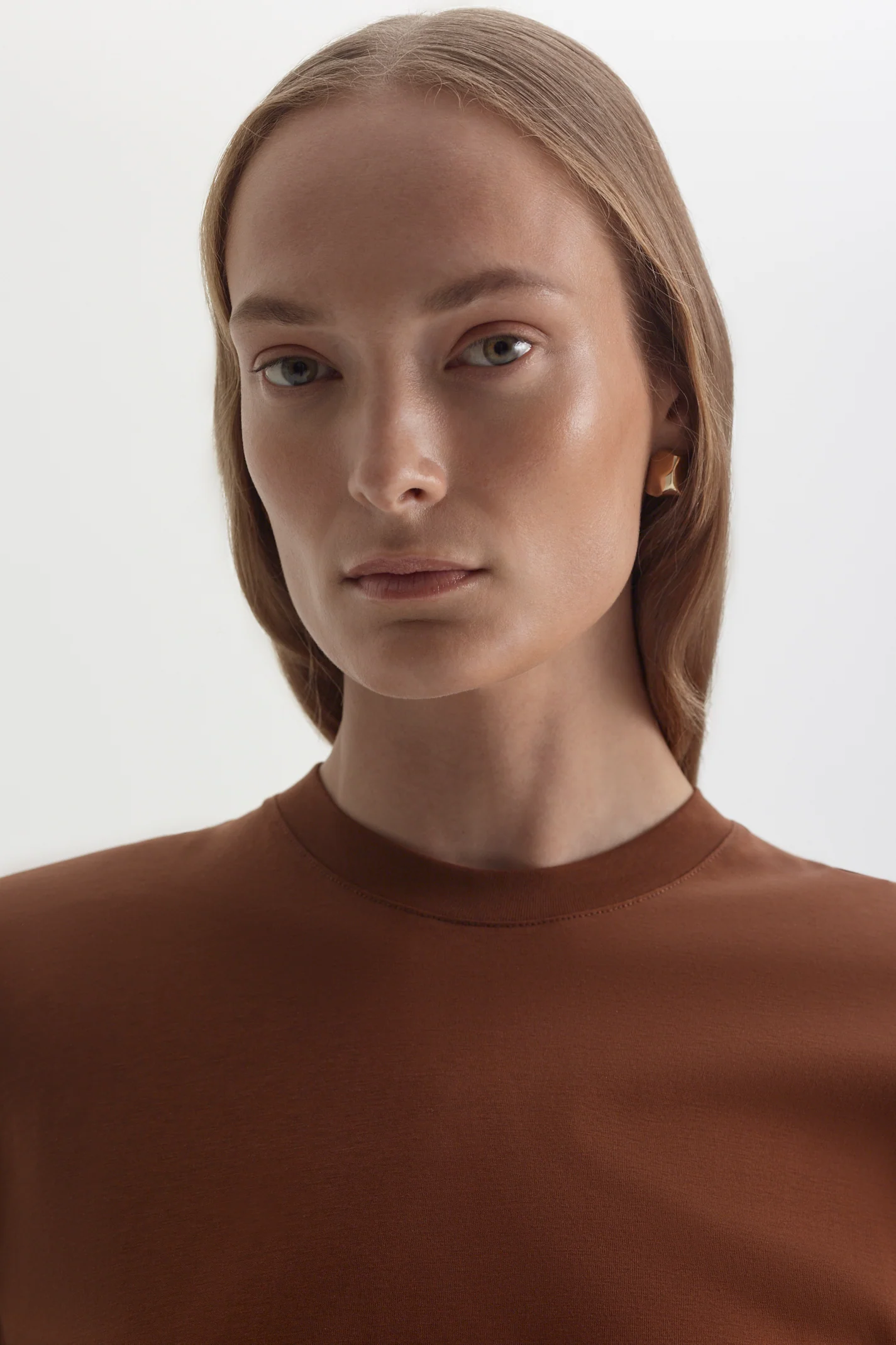 MERCERISED OVERSIZE SHOULDER PAD TEE - Image 7