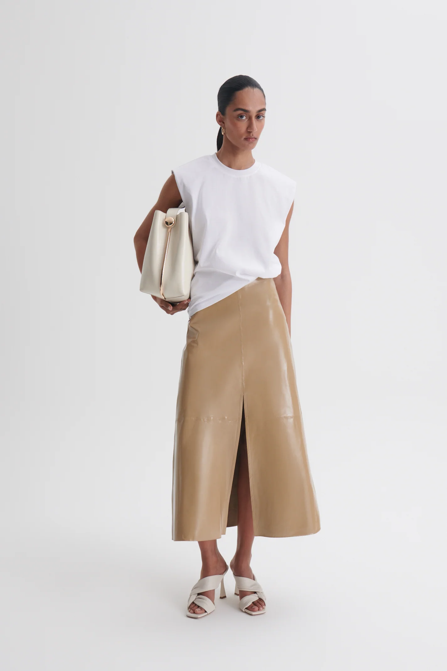 MERCERISED SLEEVELESS T-SHIRT - Image 4