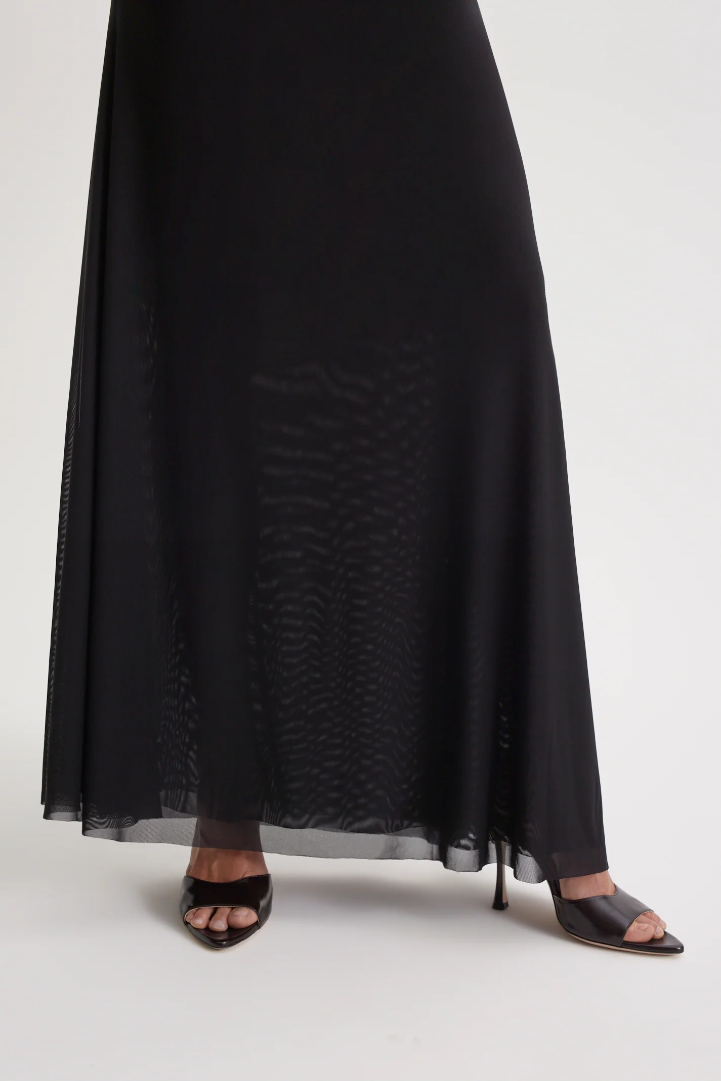 MESH DRAPED SKIRT - Image 8