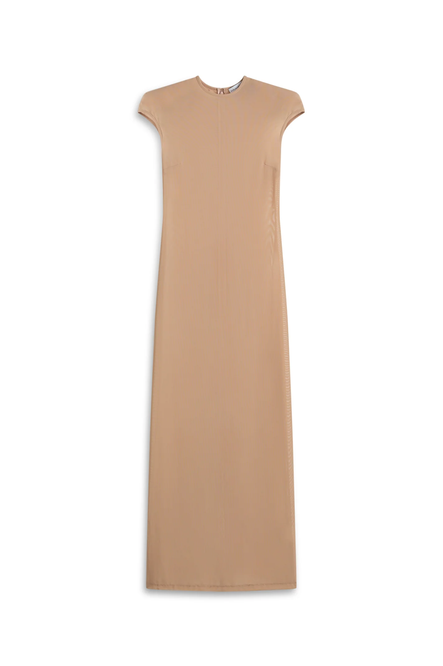 MESH SHOULDER PAD GOWN