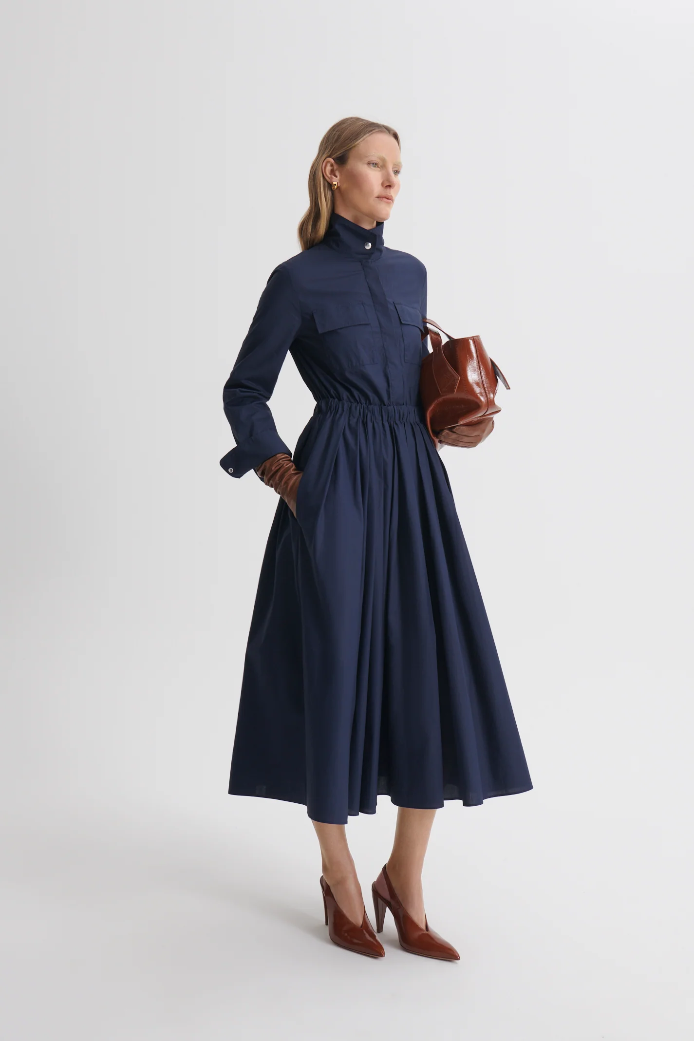 PARACHUTE COTTON CARGO DRESS - Image 5