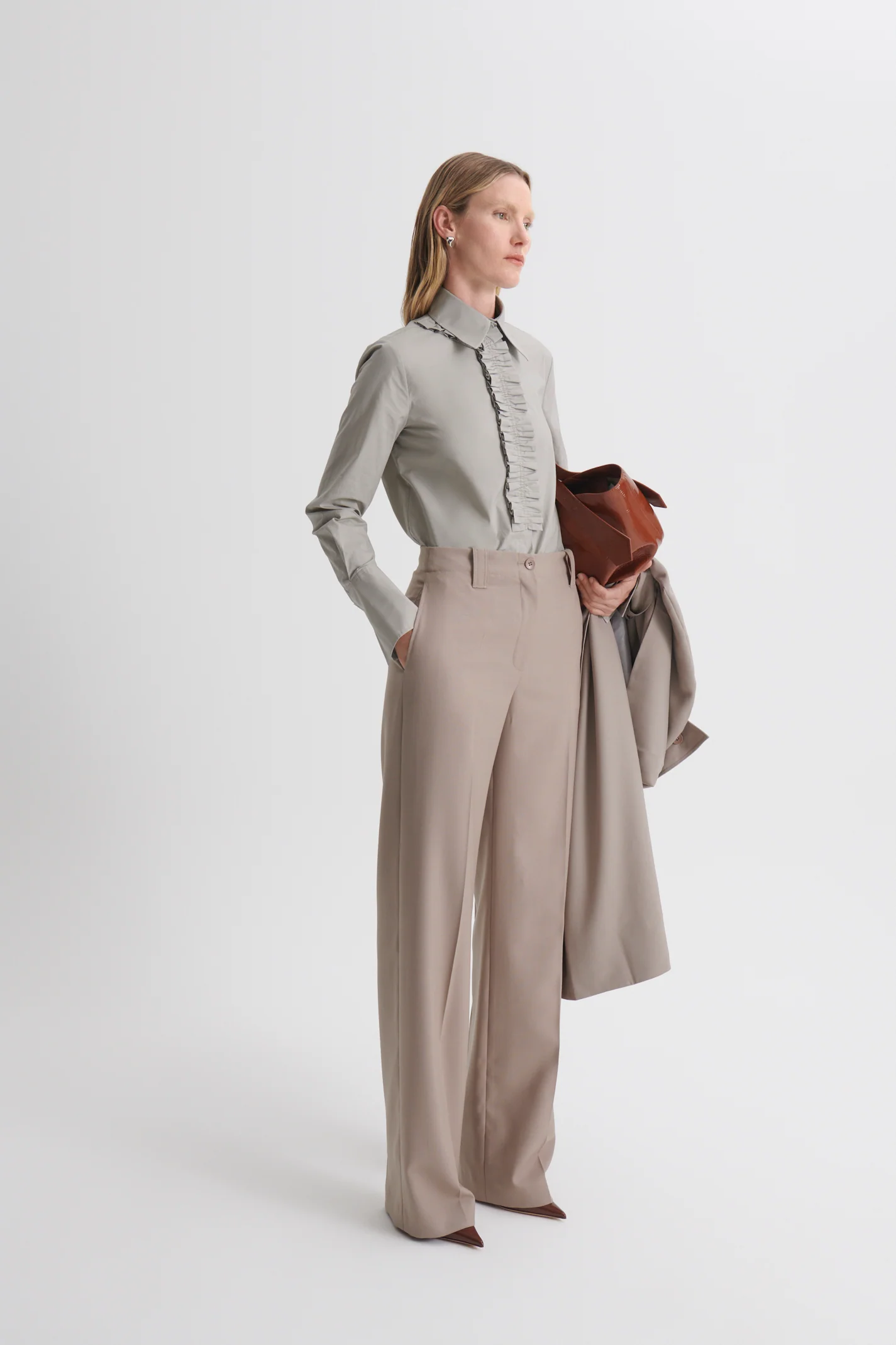 PARACHUTE COTTON RUFFLE SHIRT - Image 5