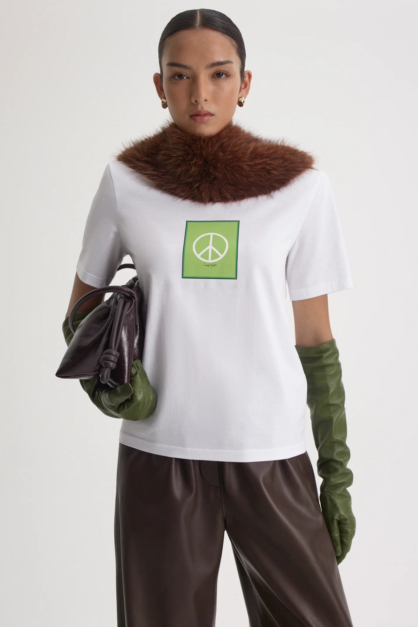 PEACE SHOULDER PAD TSHIRT - Image 8