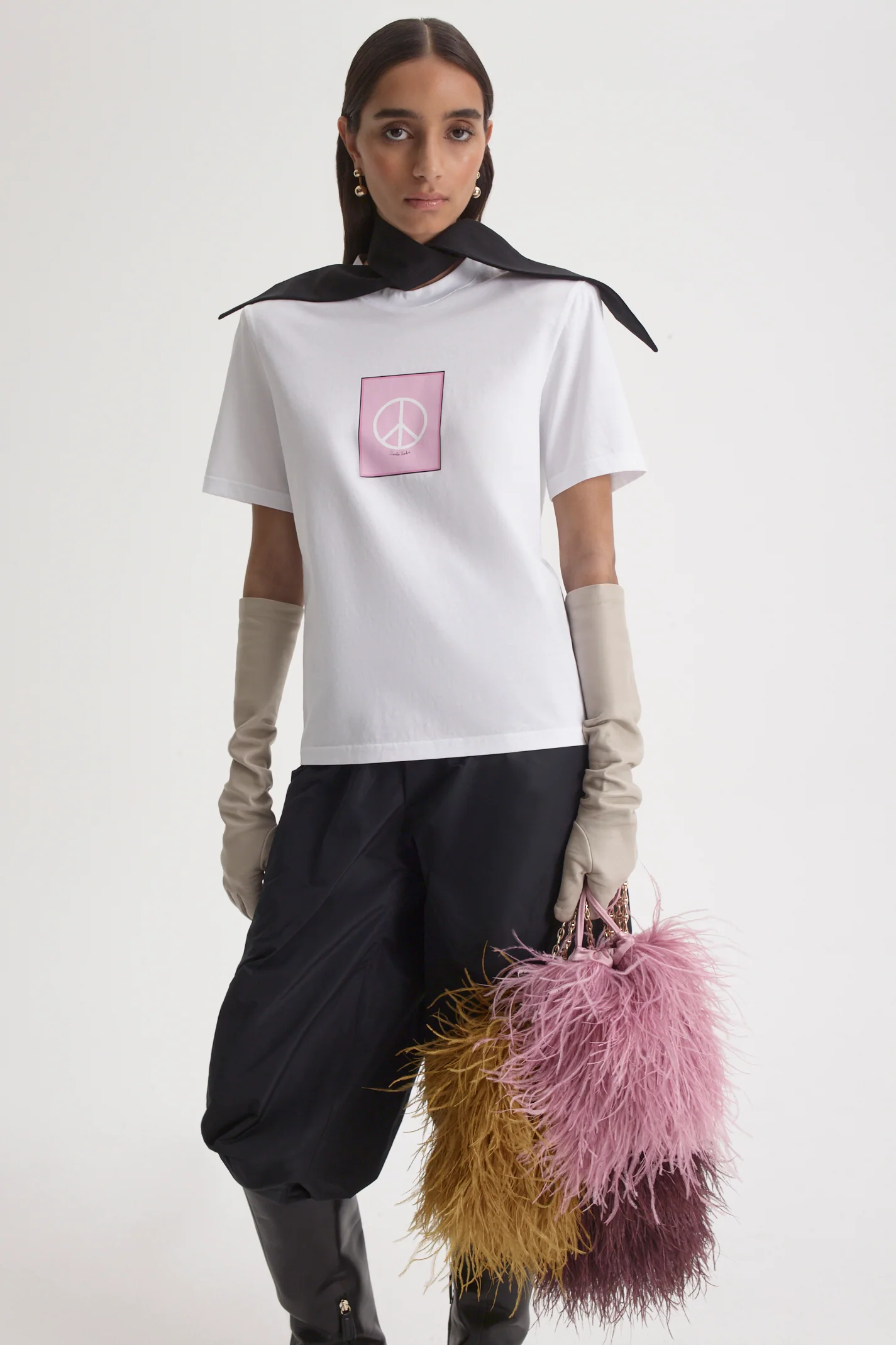 PEACE SHOULDER PAD TSHIRT - Image 4