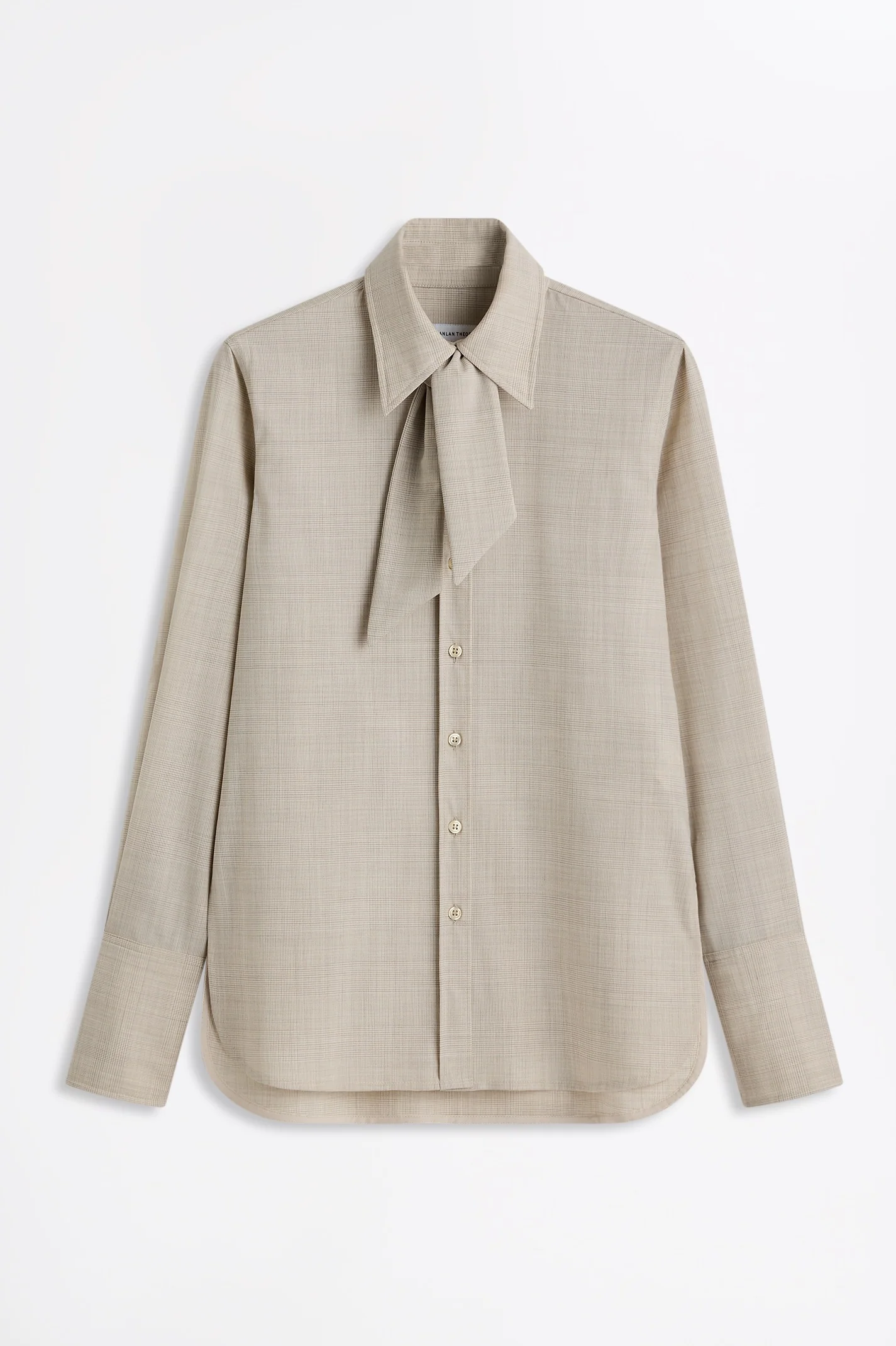 PLAID CRAVAT SHIRT - Image 2