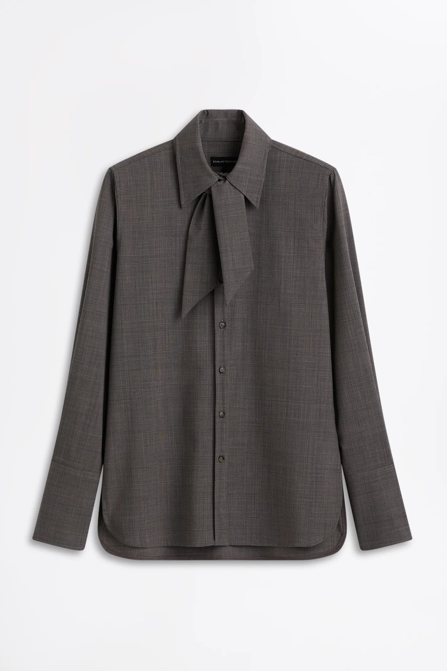 PLAID CRAVAT SHIRT - Image 2
