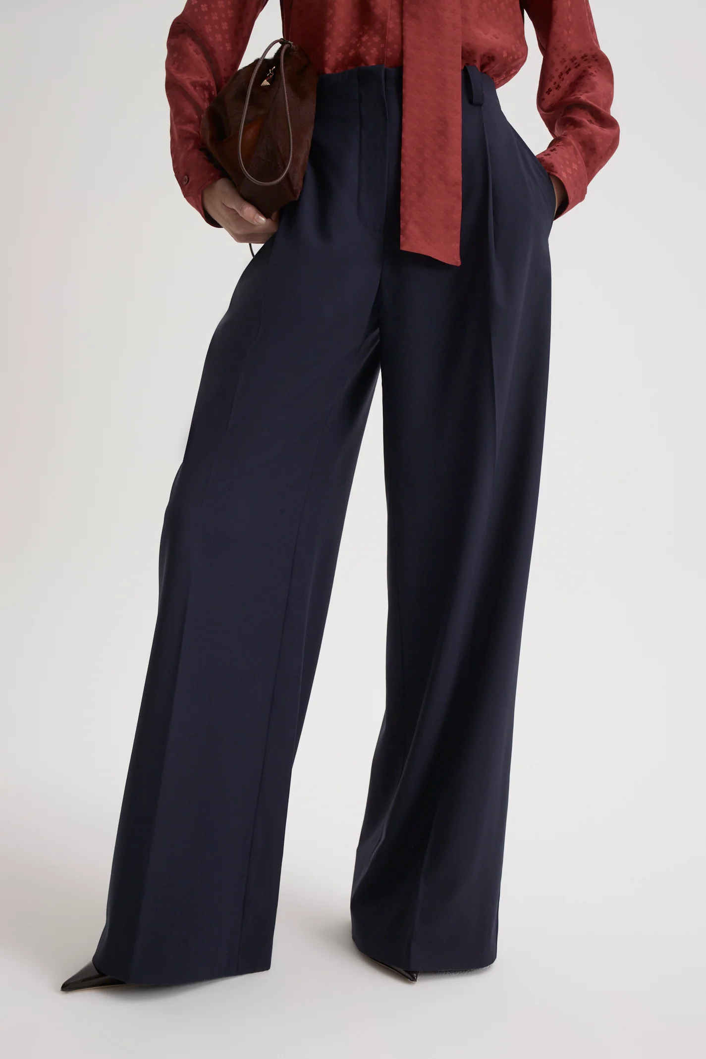PLEAT DRAPE TAILORED TROUSER - Image 7