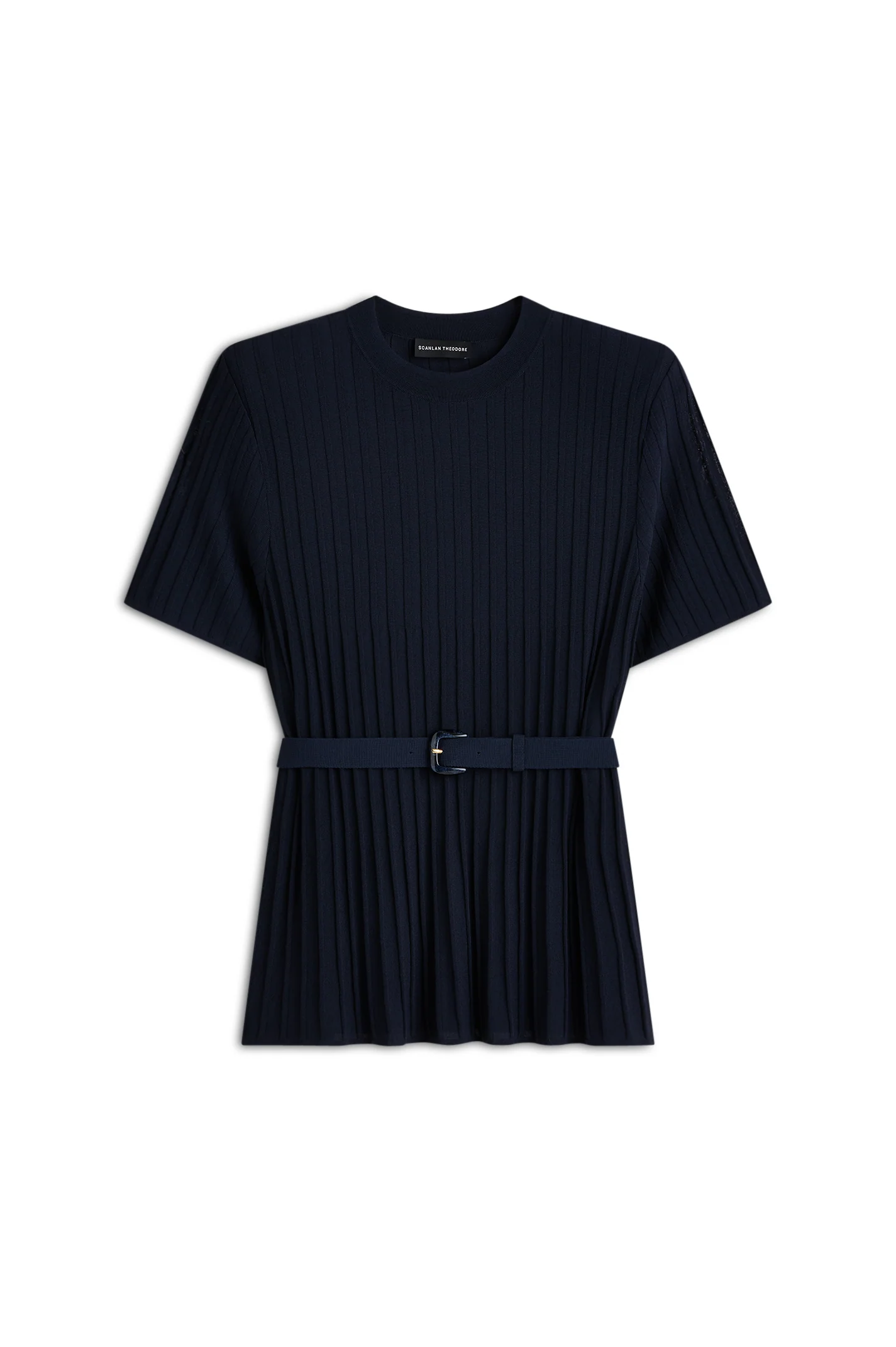 PLEAT RIB SHOULDER PAD TOP