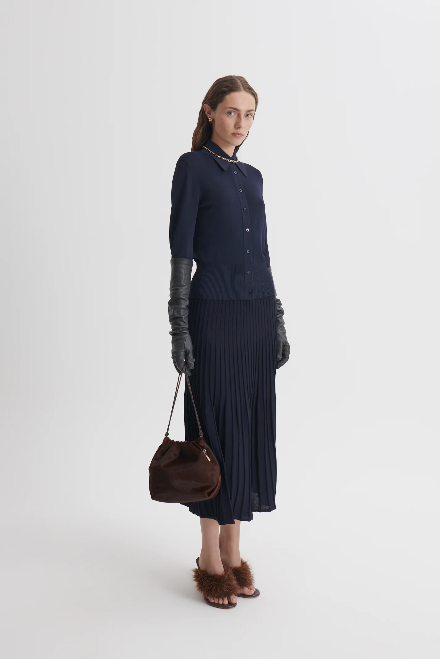 PLEAT SHIRT CARDIGAN - Image 5