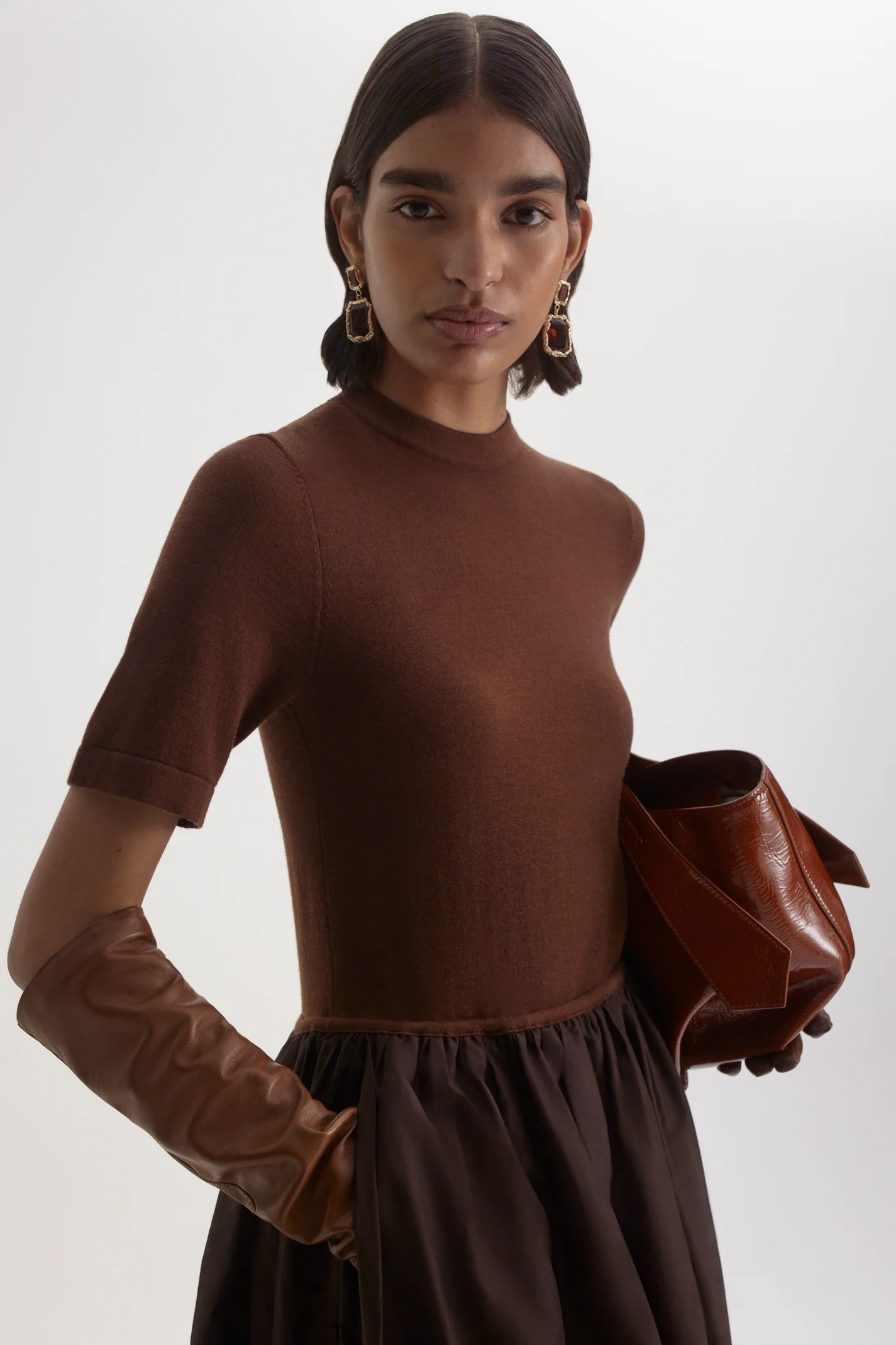 POLISHED VOILE SWEATER DRESS - Image 8