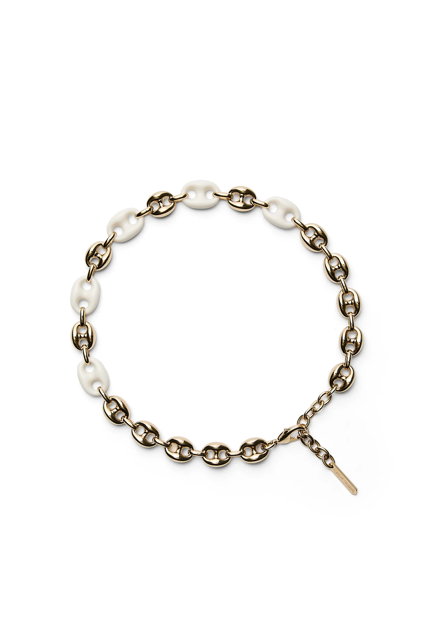 RESIN AND GOLD MARINE CHOKER