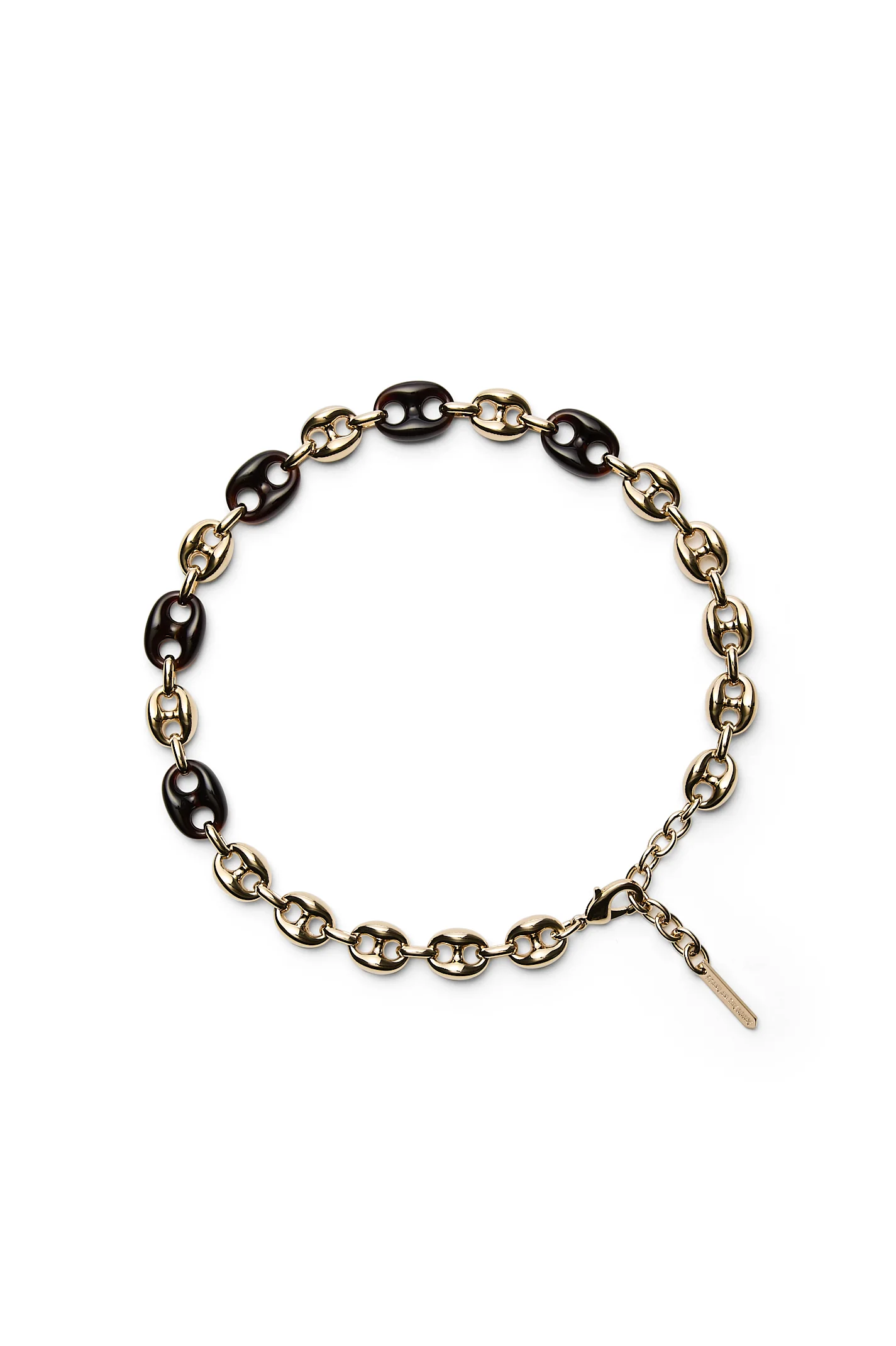RESIN AND GOLD MARINE CHOKER