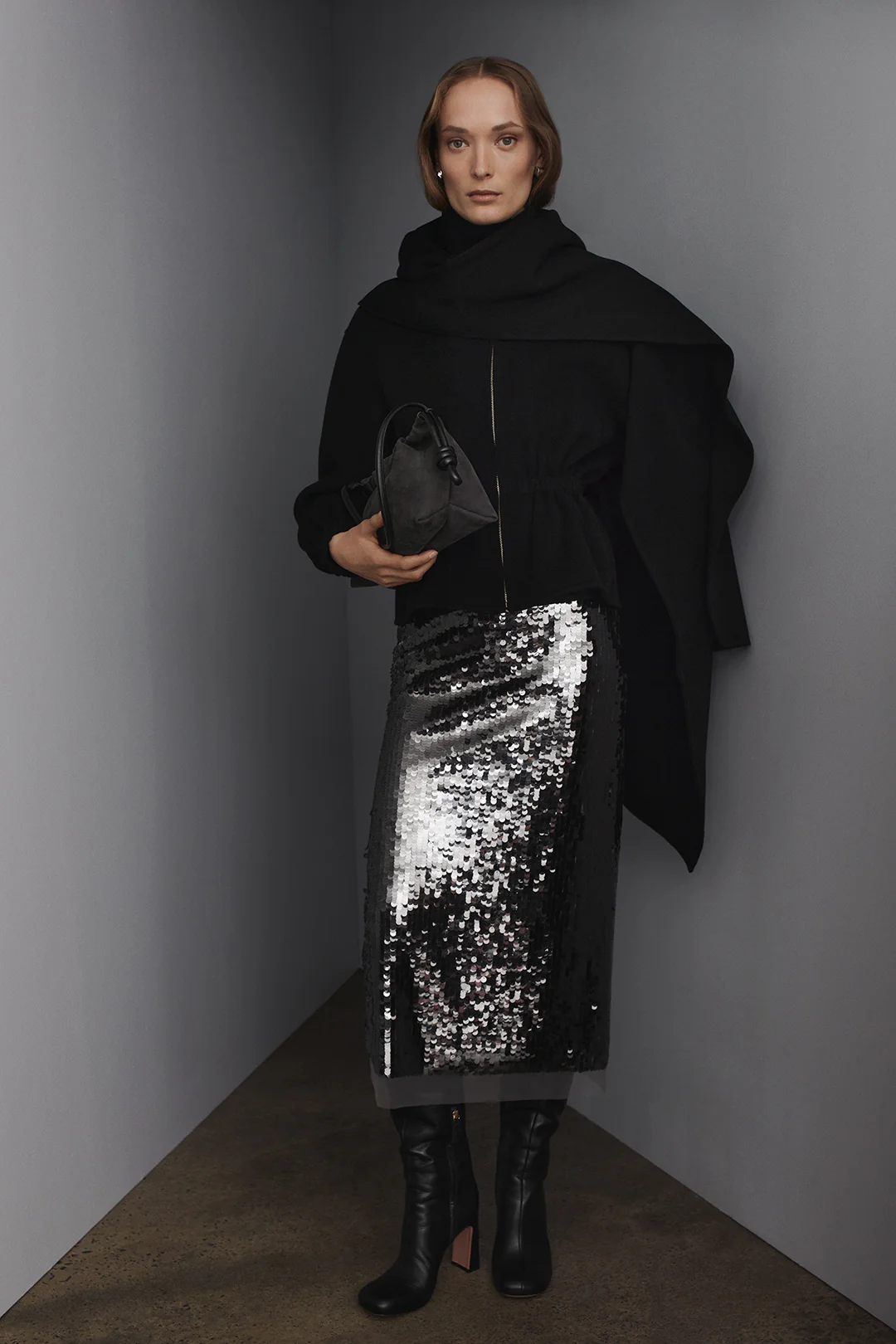 SEQUIN PENCIL SKIRT - Image 3