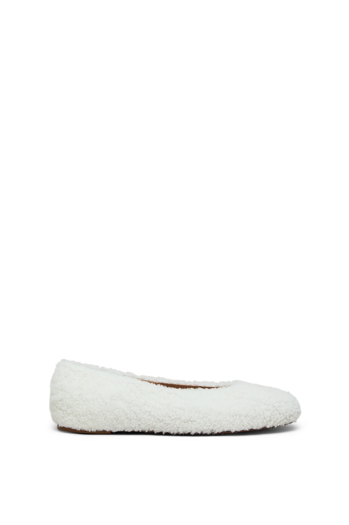 SHEARLING BALLET FLAT