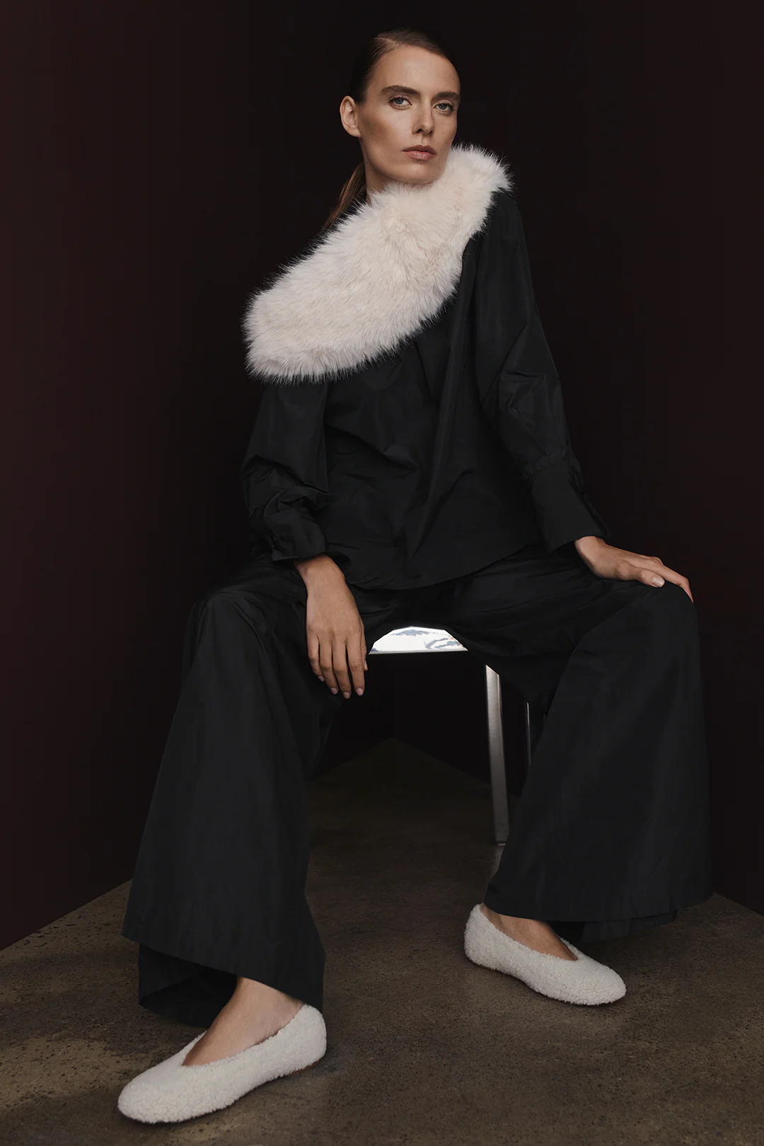 SHEARLING BALLET FLAT - Image 3