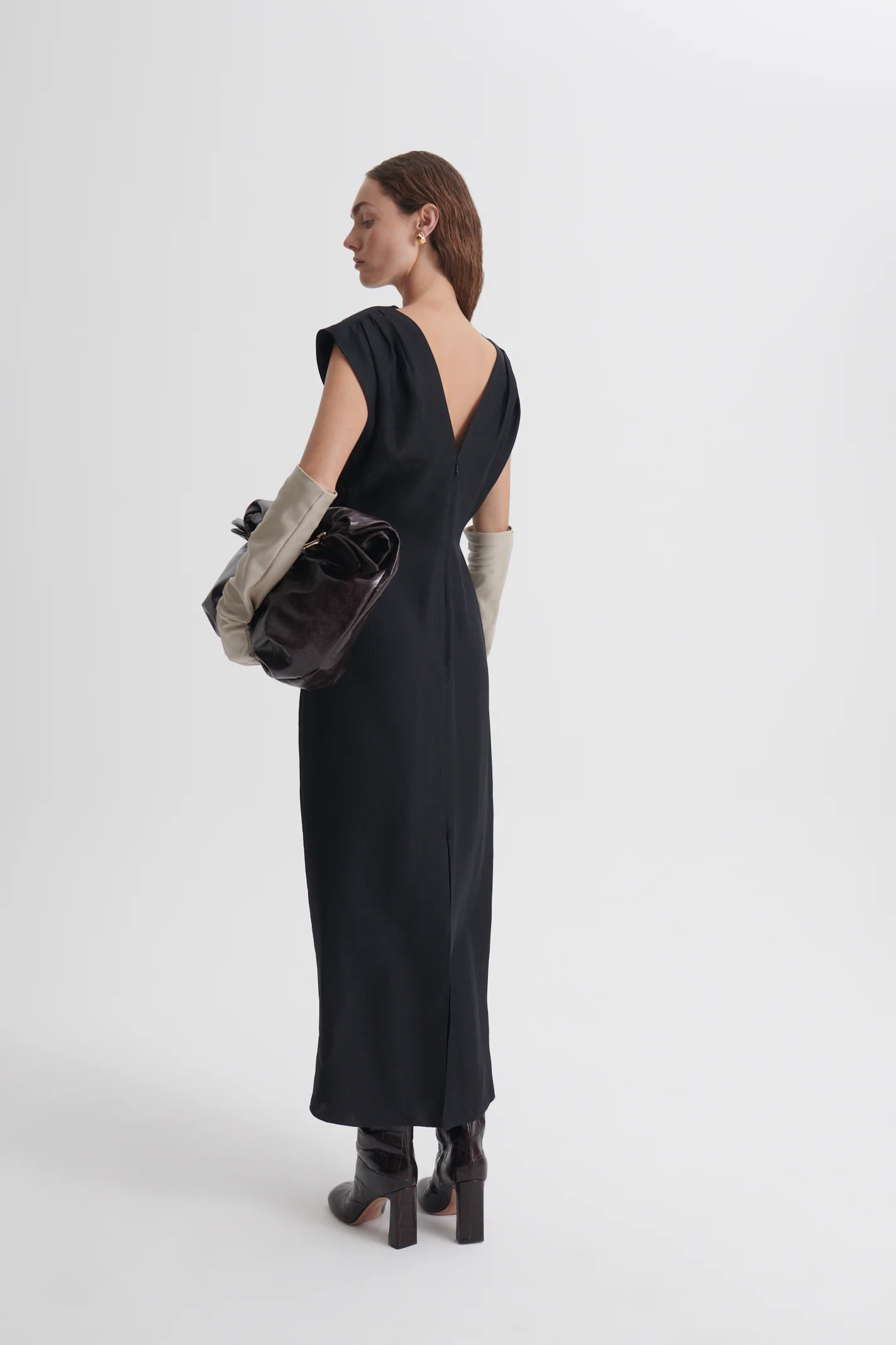 SILK JACQUARD DRESS - Image 5