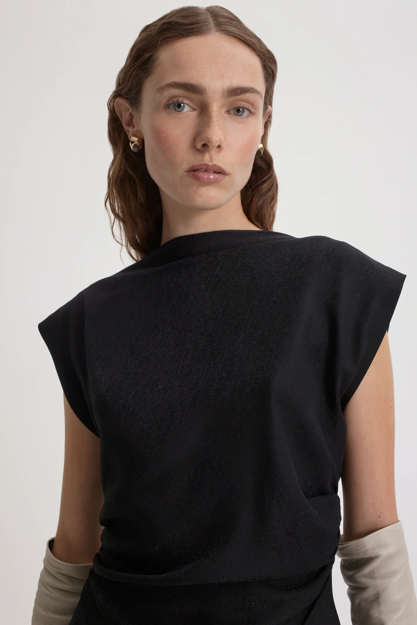 SILK JACQUARD DRESS - Image 7