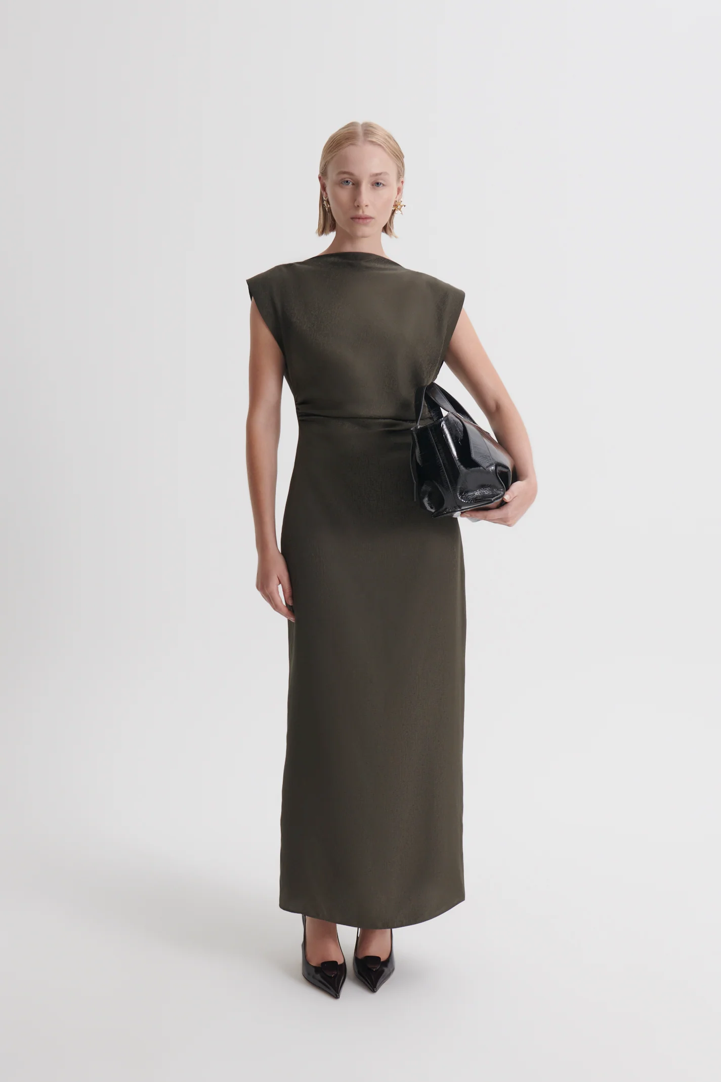 SILK JACQUARD DRESS - Image 4