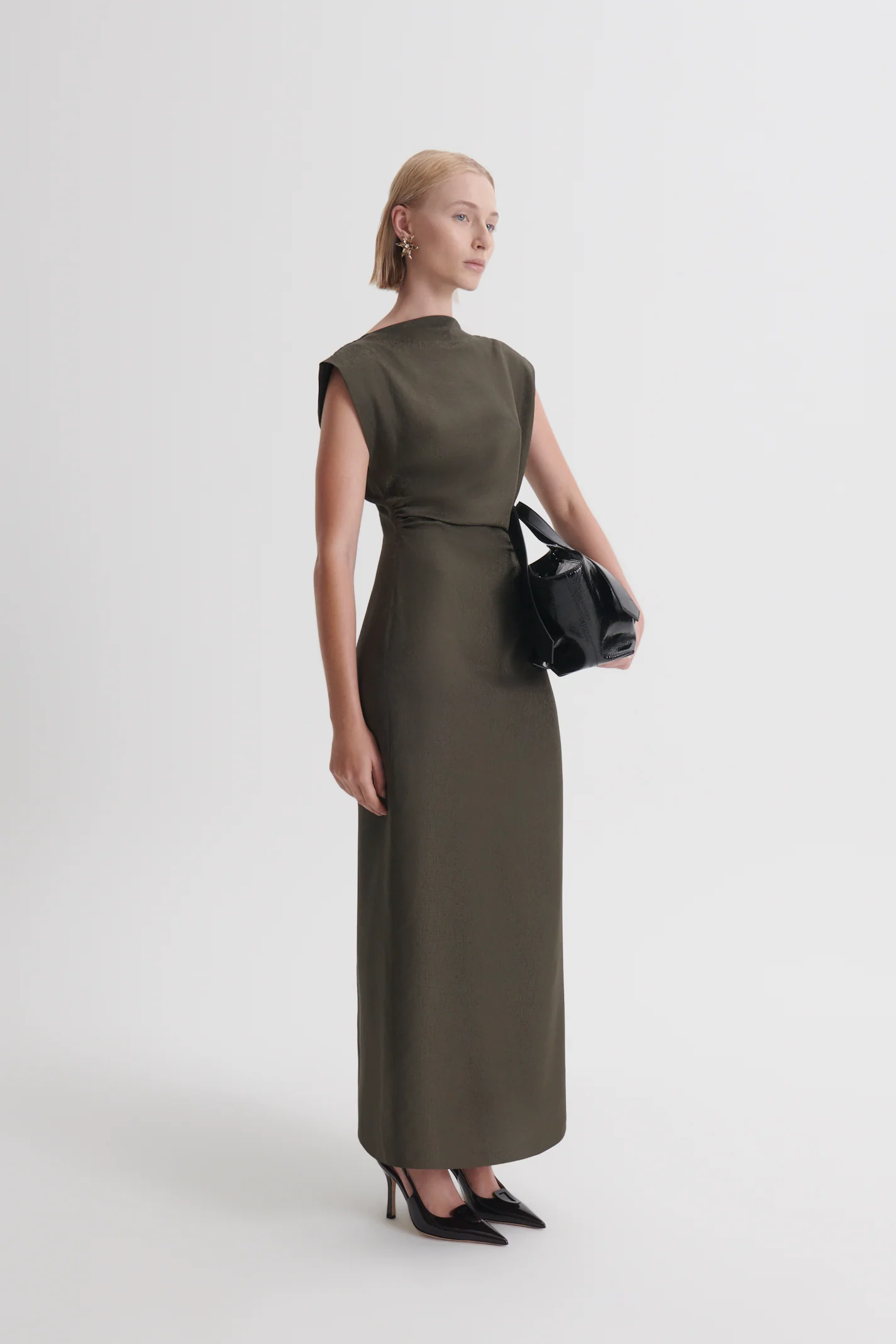 SILK JACQUARD DRESS - Image 5