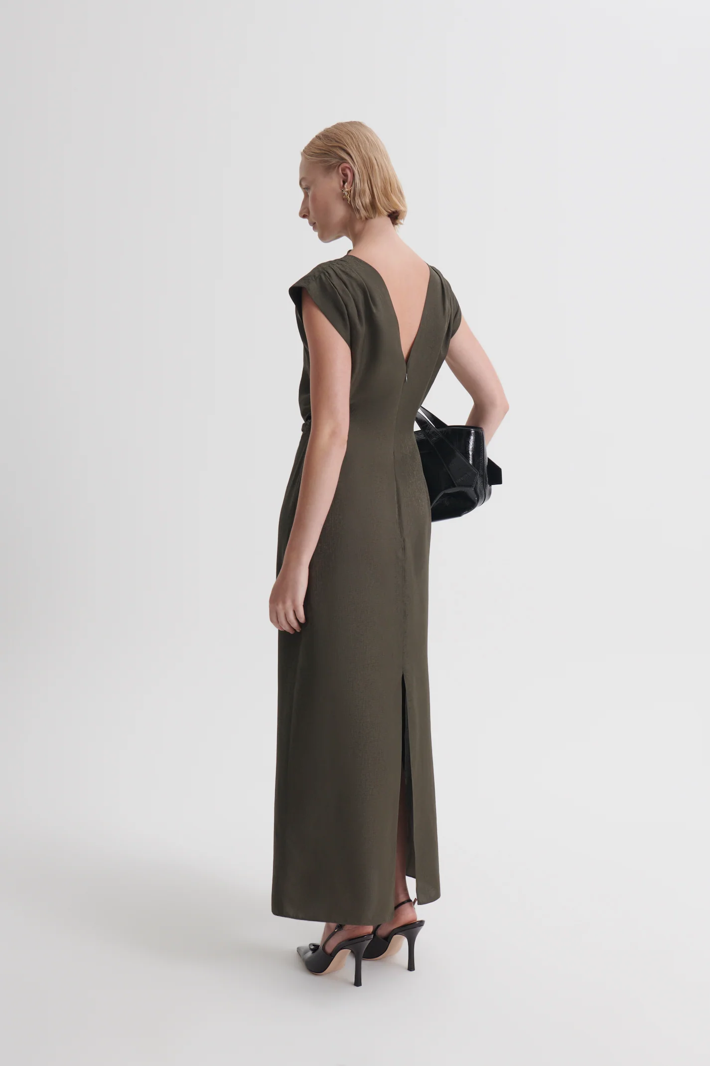SILK JACQUARD DRESS - Image 6