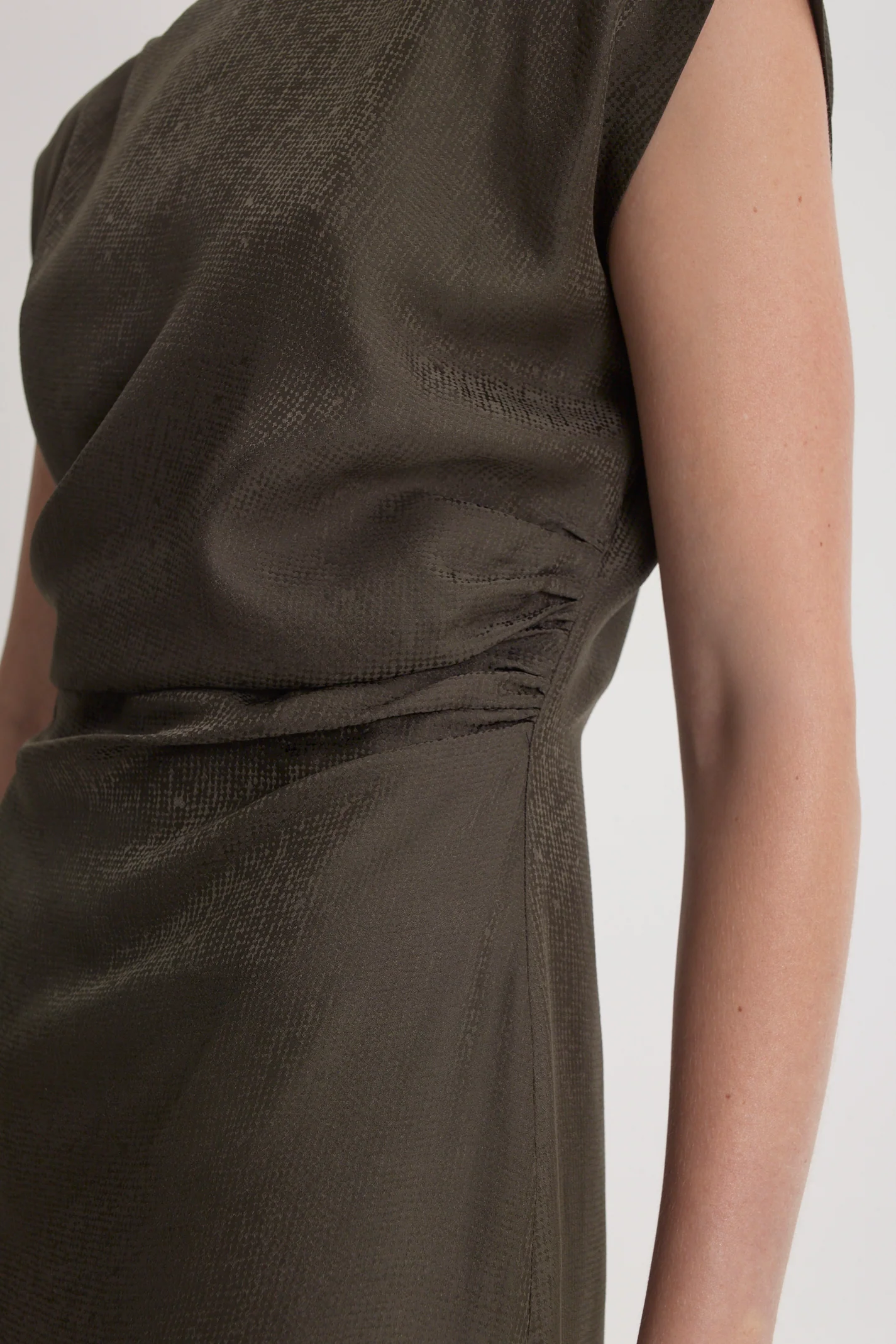 SILK JACQUARD DRESS - Image 8