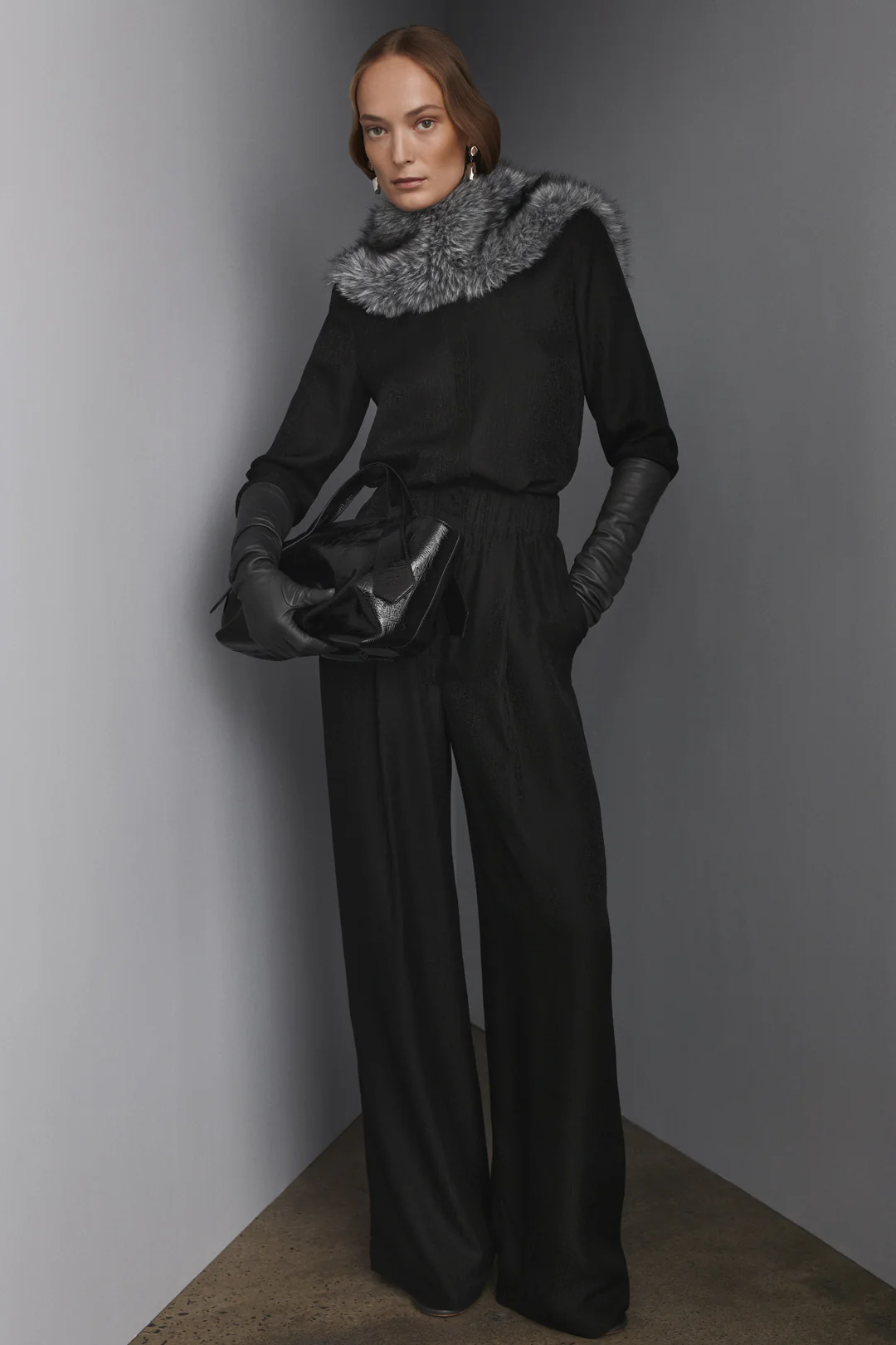 SILK JACQUARD TROUSER - Image 3