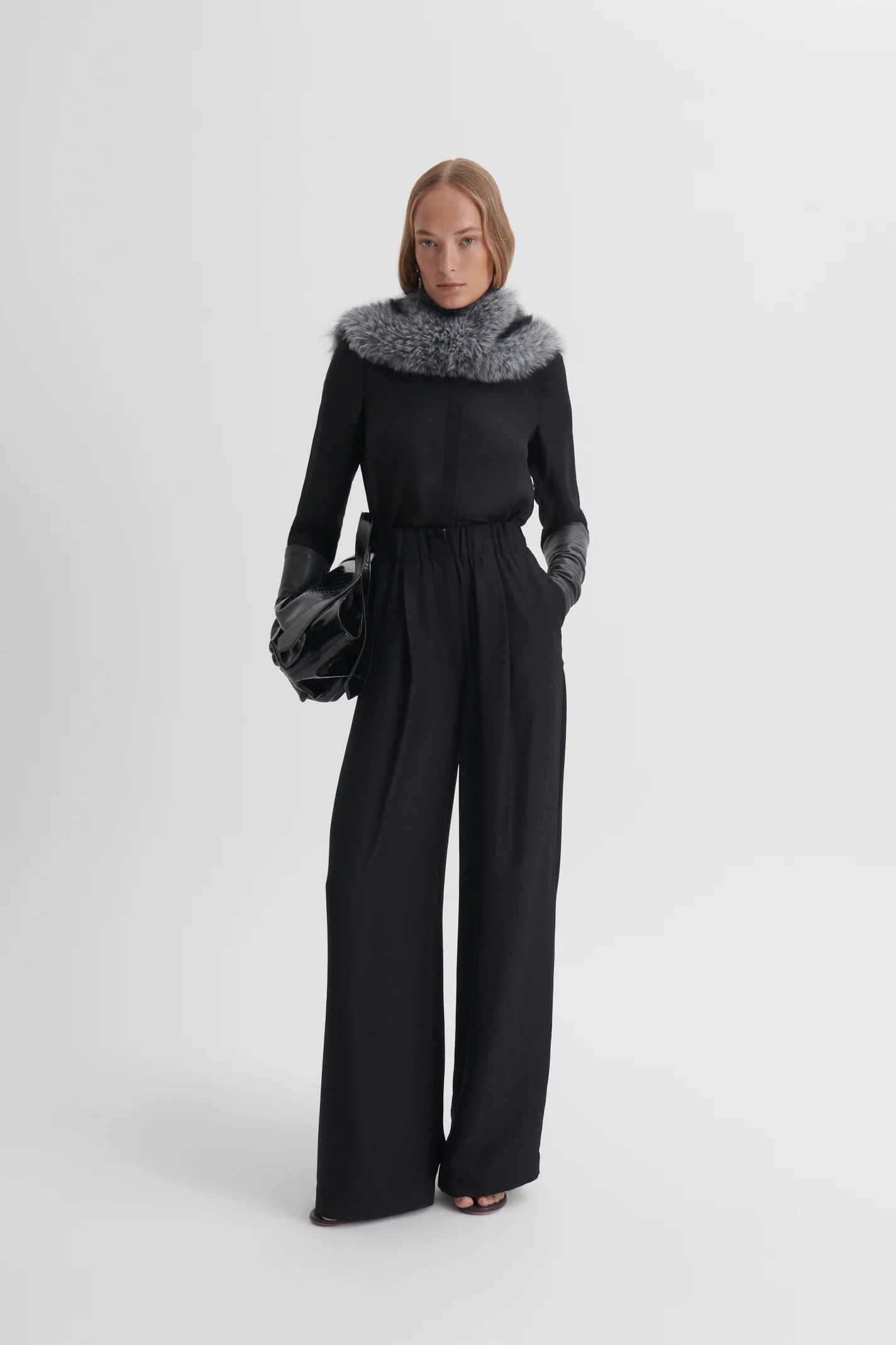 SILK JACQUARD TROUSER - Image 4