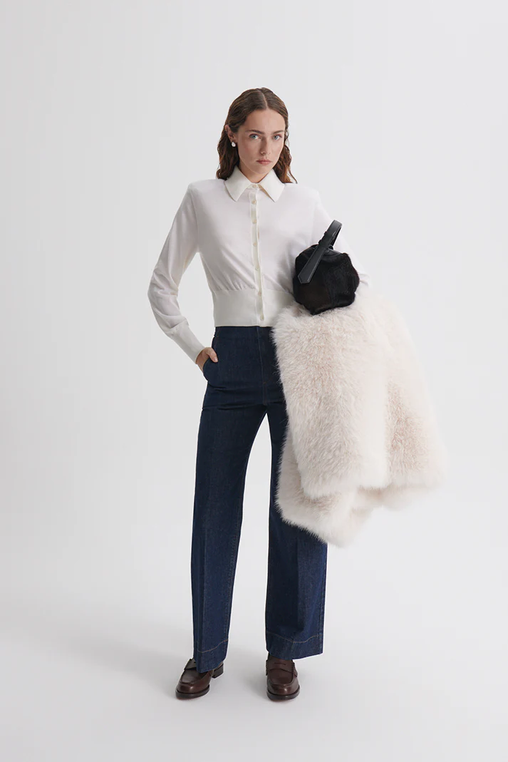 SILK MERINO KNIT SHIRT - Image 4