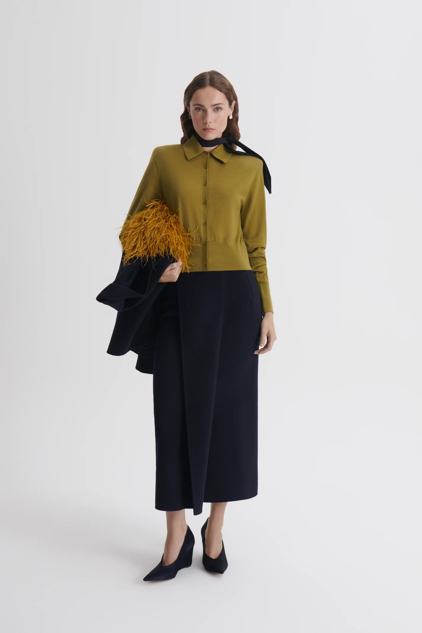 SILK MERINO KNIT SHIRT - Image 4