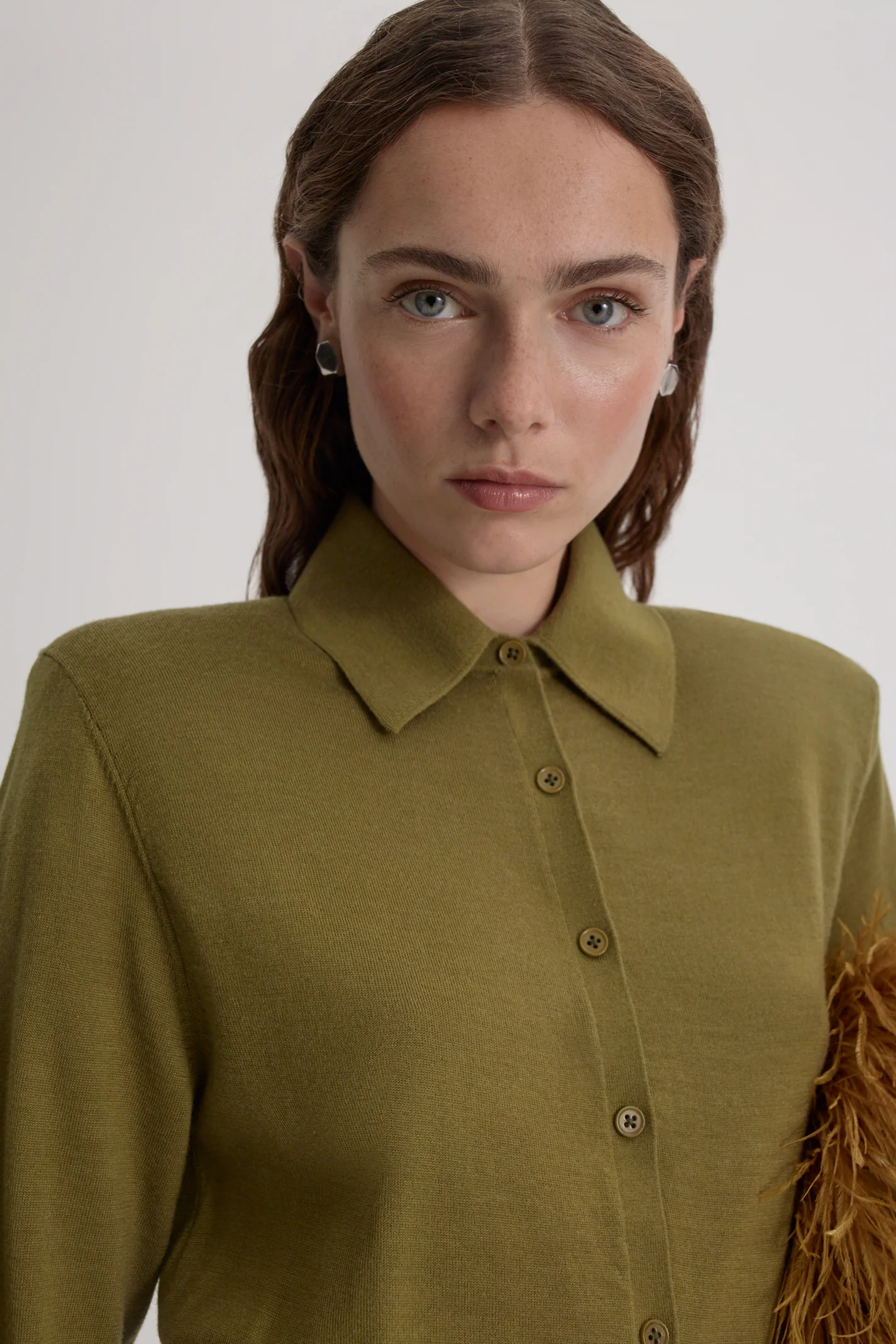 SILK MERINO KNIT SHIRT - Image 7