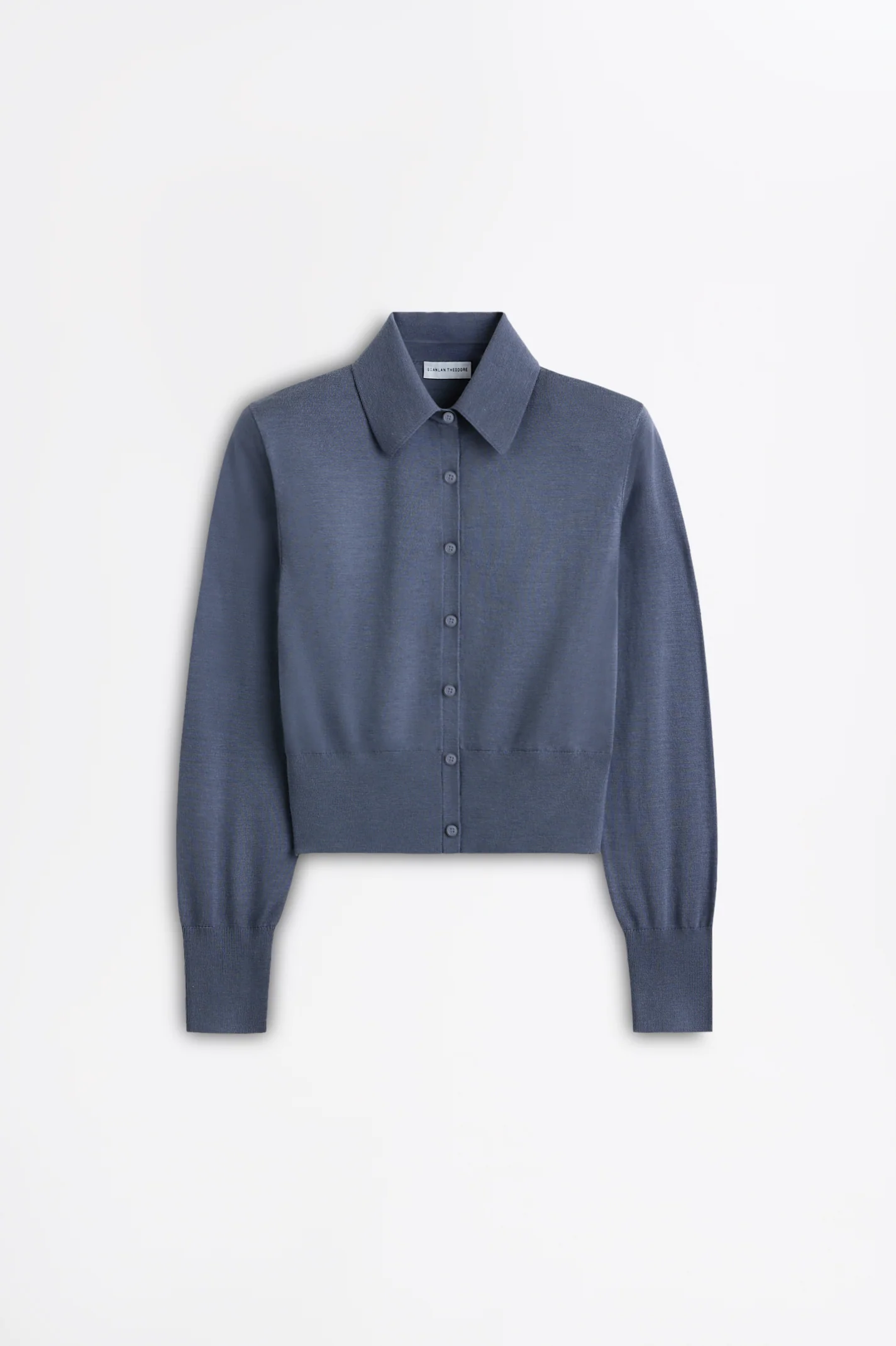SILK MERINO KNIT SHIRT - Image 2