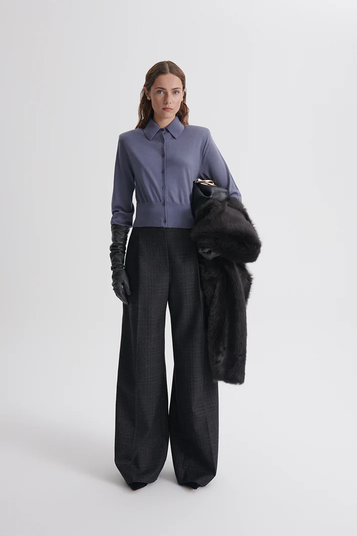 SILK MERINO KNIT SHIRT - Image 4