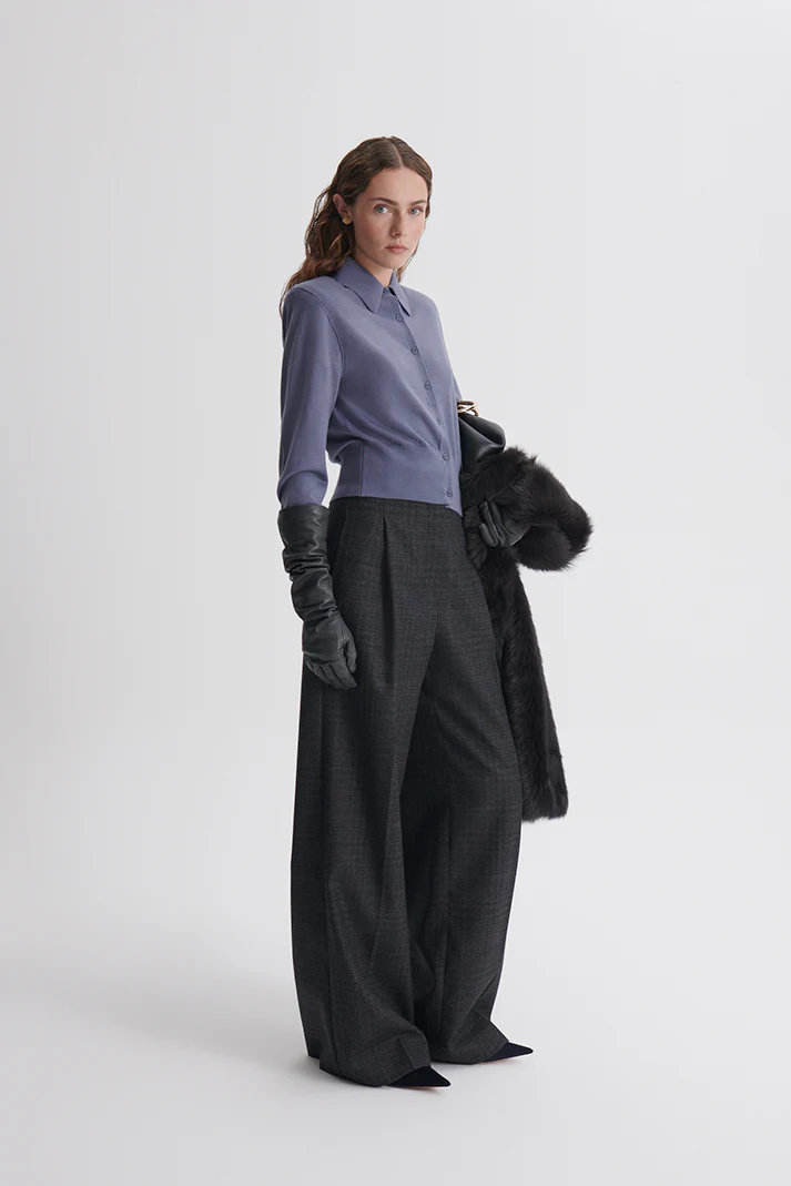 SILK MERINO KNIT SHIRT - Image 5